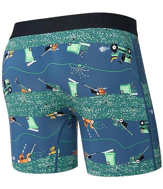 SAXX Vibe Xtra Slim Lawn Equipment Printed 6#double; Boxer Briefs Product Image
