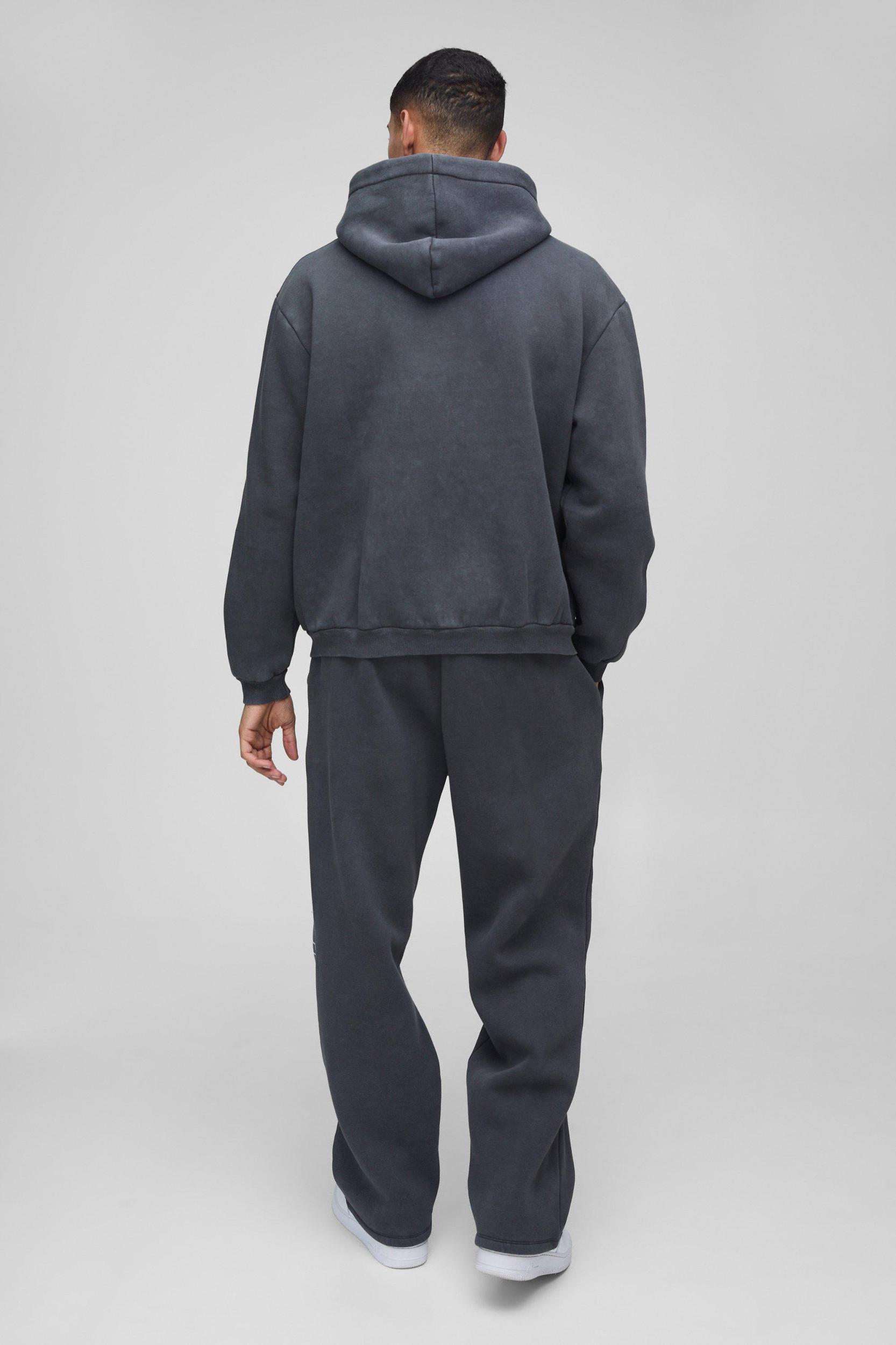Oversized Official Zip Hooded Tracksuit | boohooMAN USA Product Image