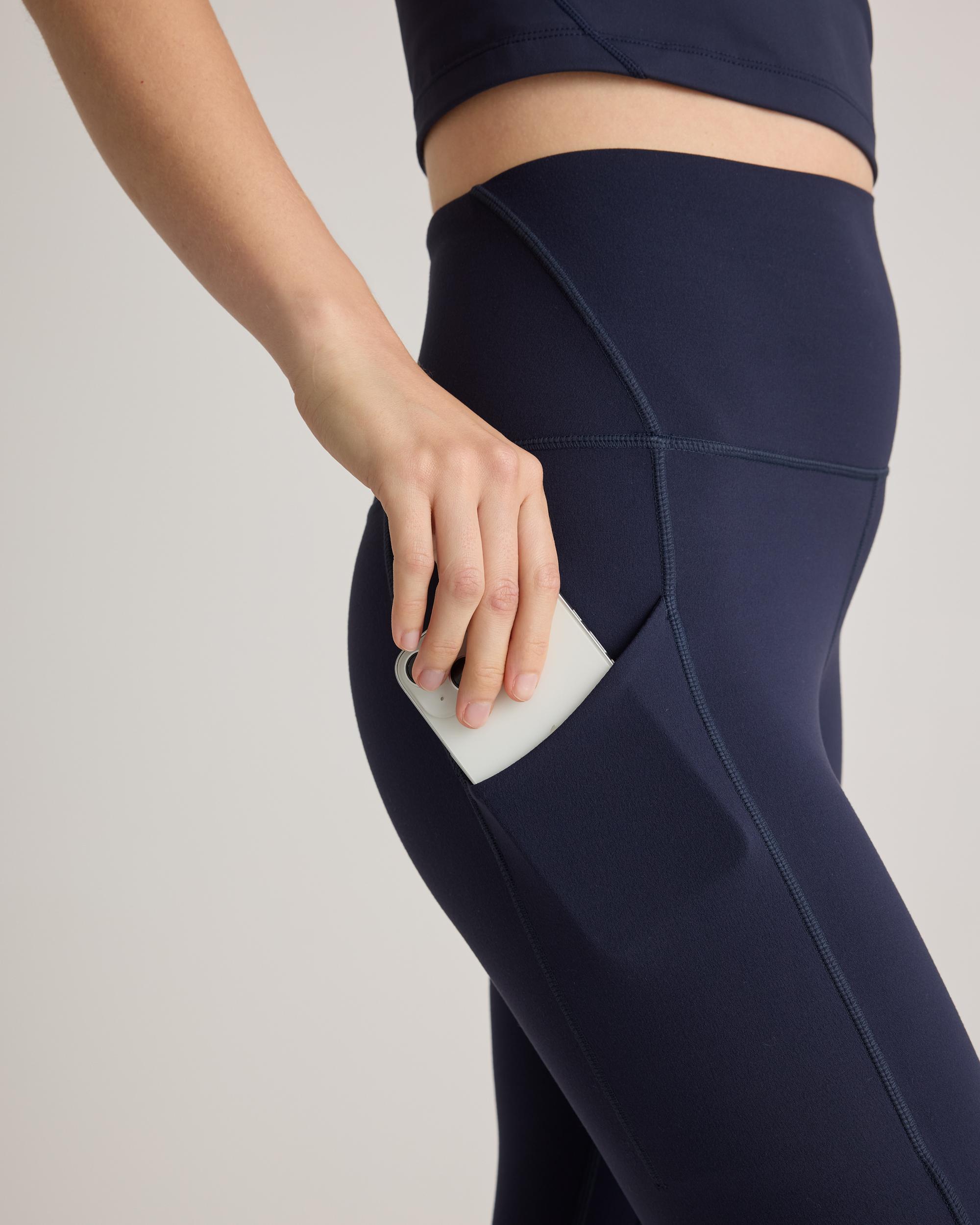 Quince | Women's Ultra-Form High-Rise Pocket Legging Nylon/Spandex Product Image