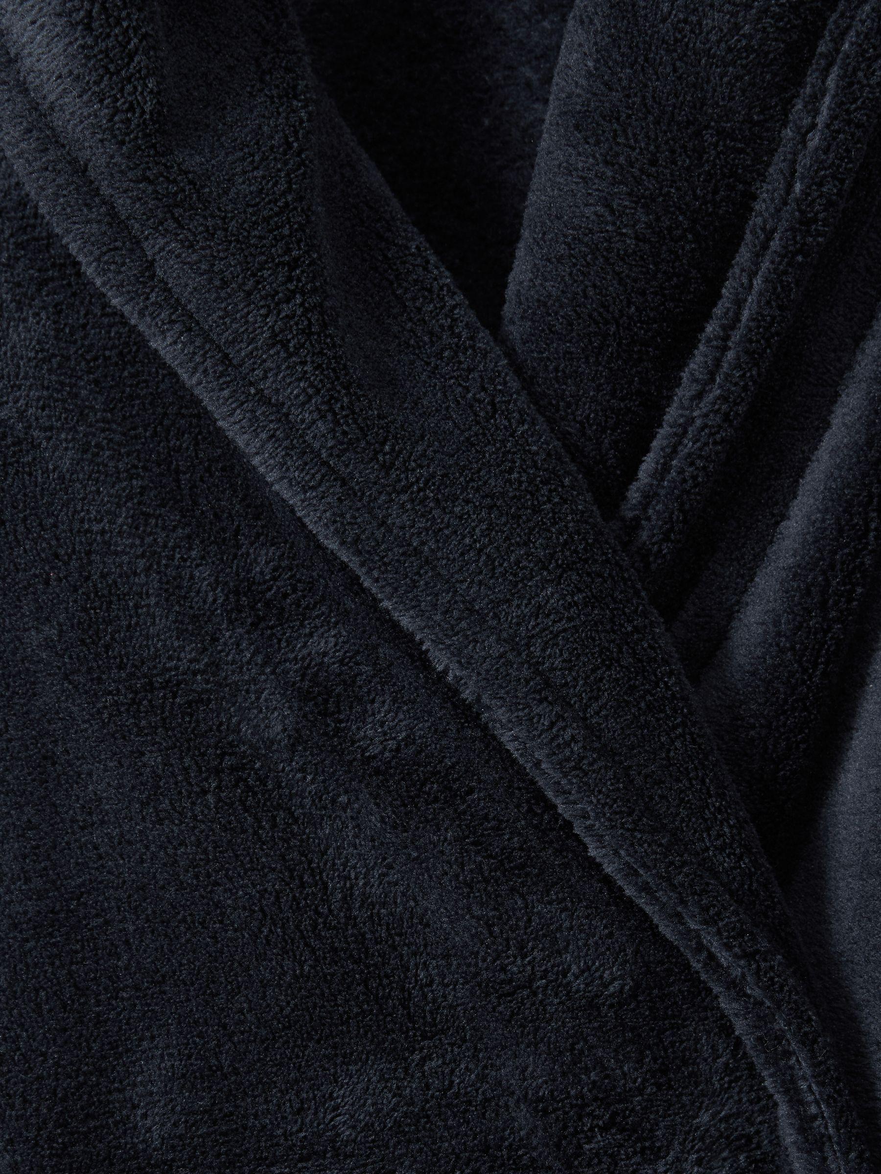 Fleece Dressing Gown in Navy Product Image
