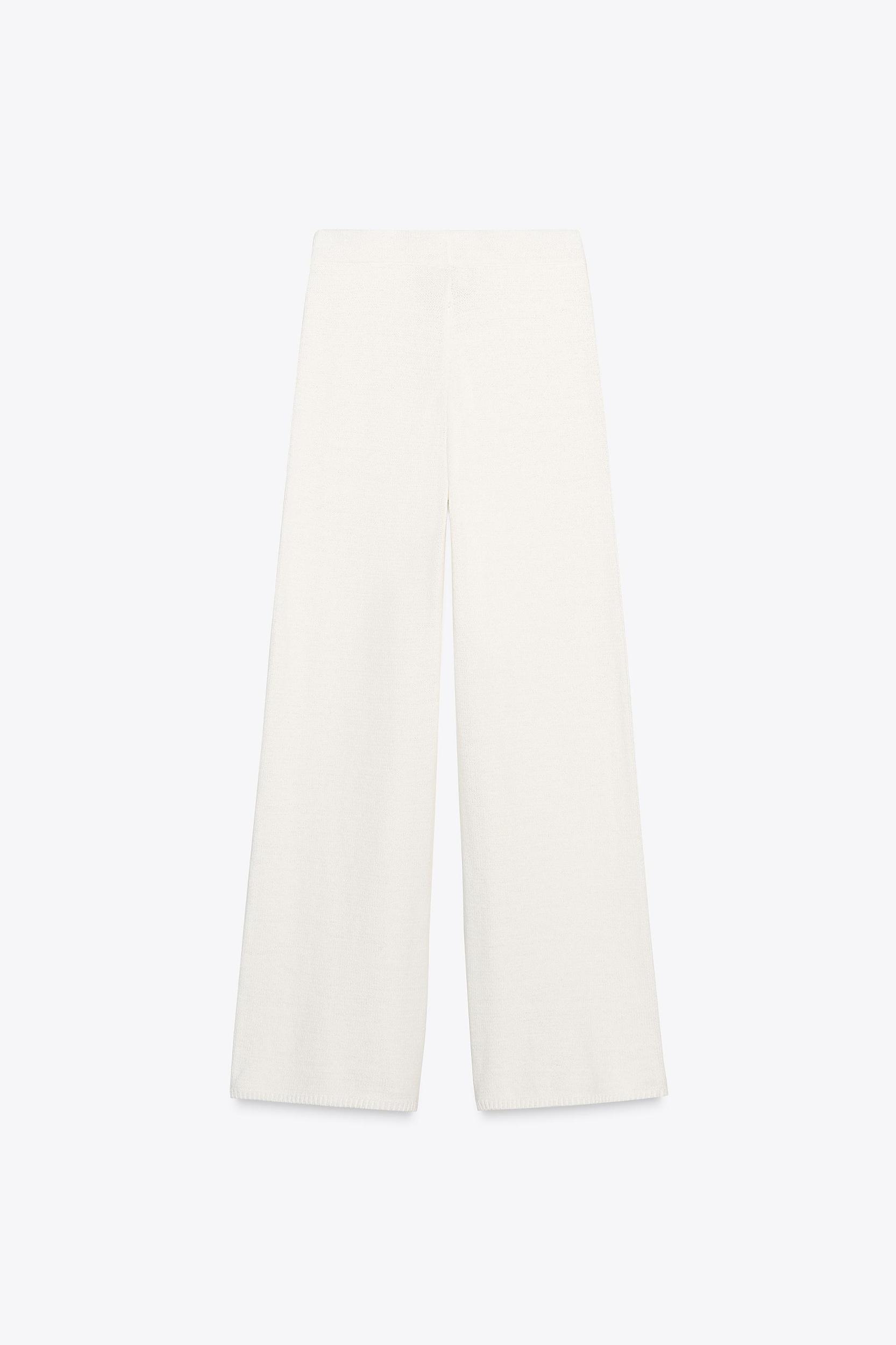 WIDE LEG KNIT PANTS Product Image