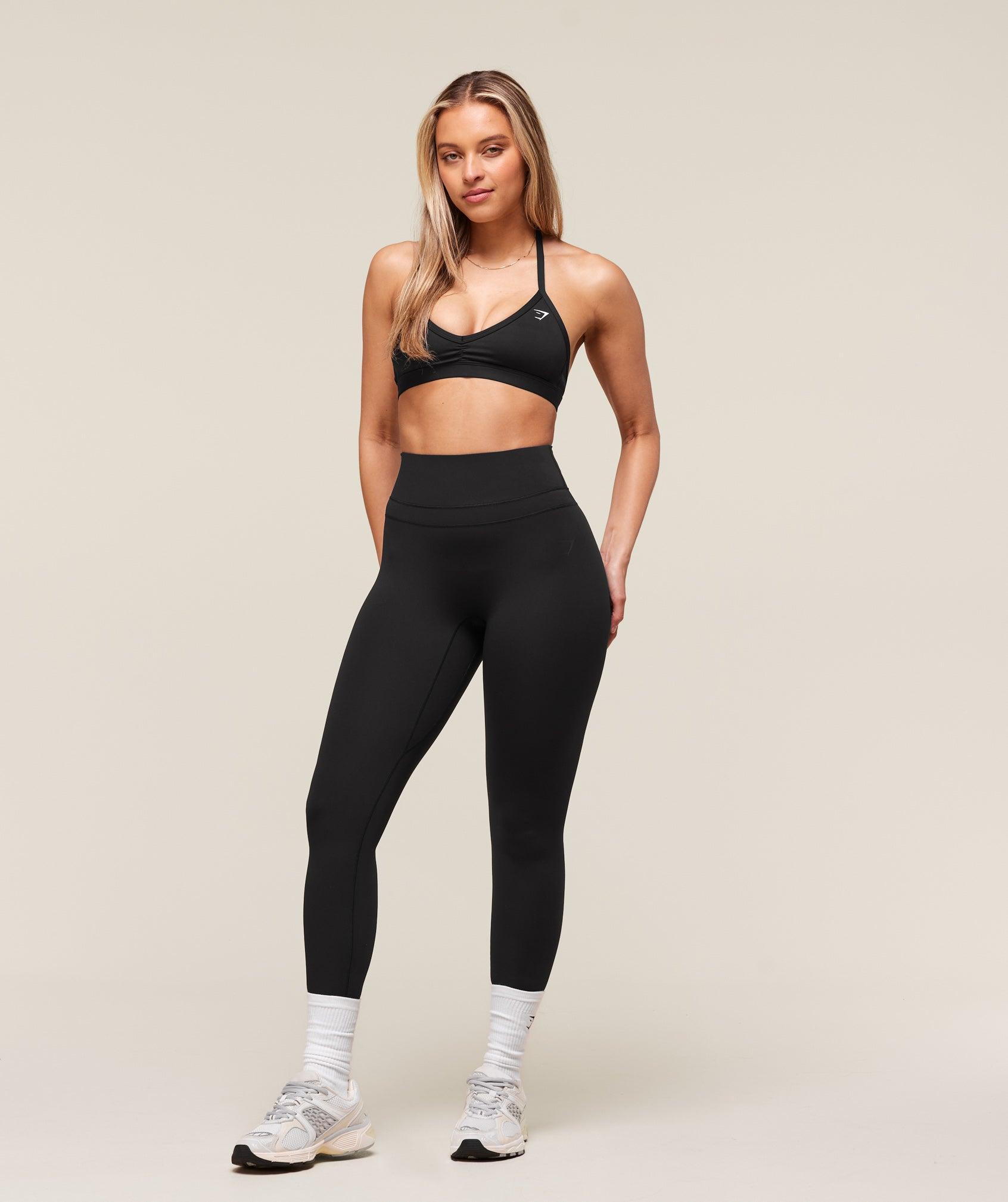 Gymshark Whitney Leggings - Black Female Product Image