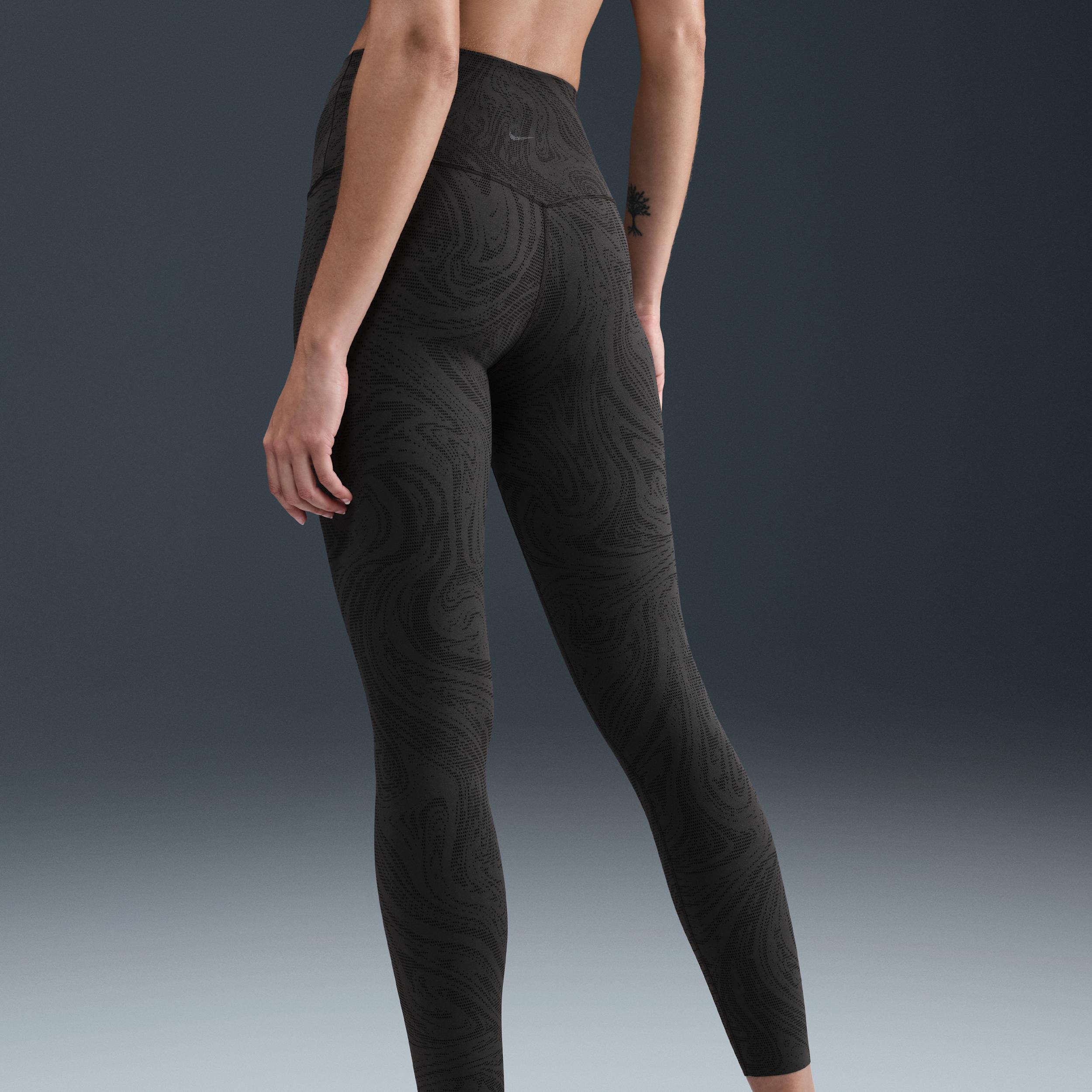Nike Womens Zenvy High-Waisted 7/8 Printed Leggings | HV2462-010 Product Image