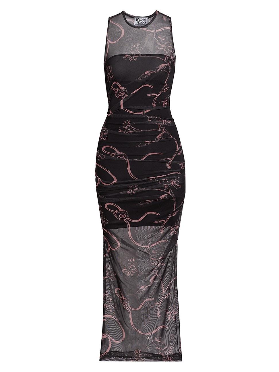 Womens Sheer Stretch Dress Product Image