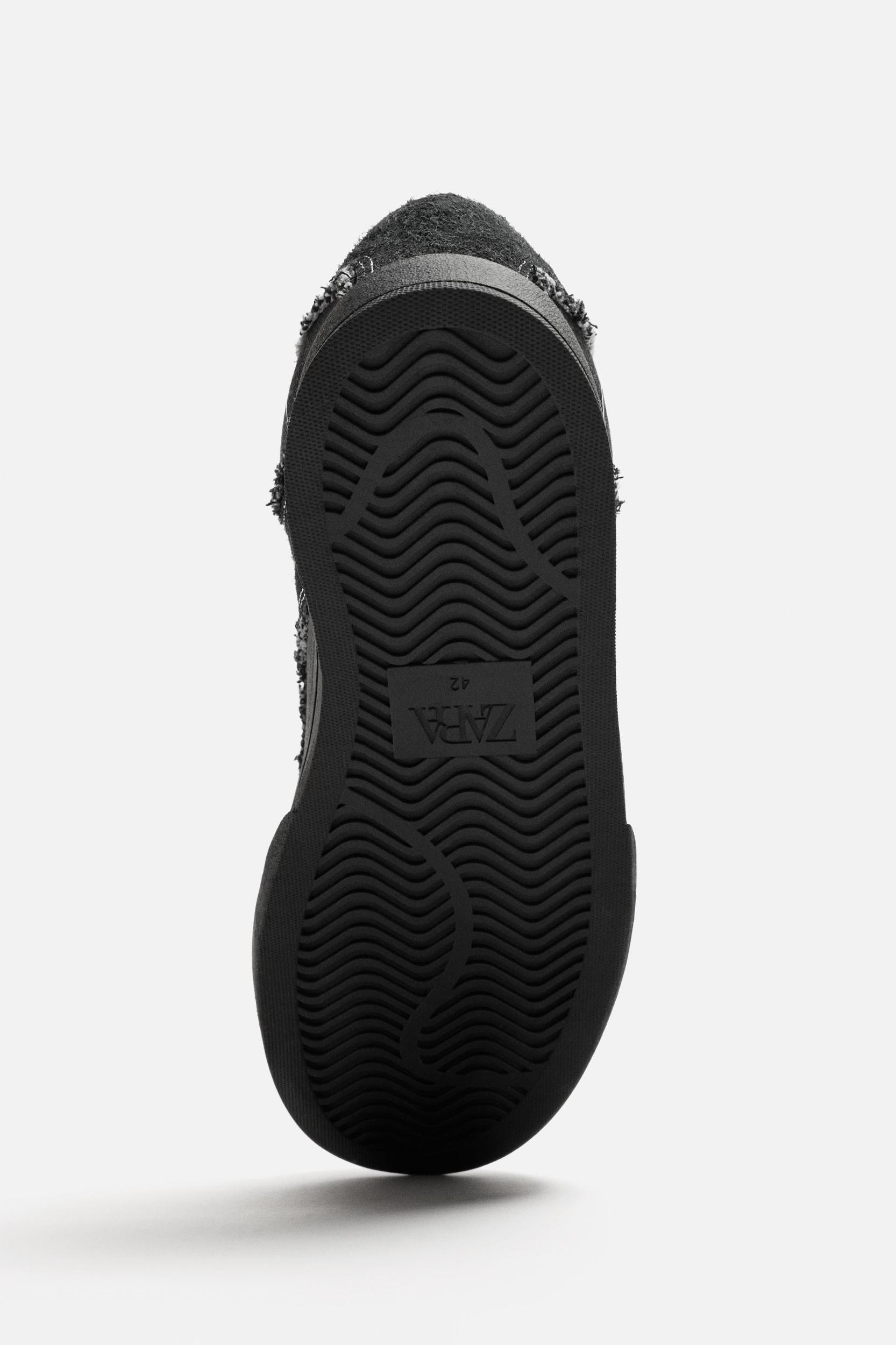 DENIM SKATE SNEAKERS Product Image