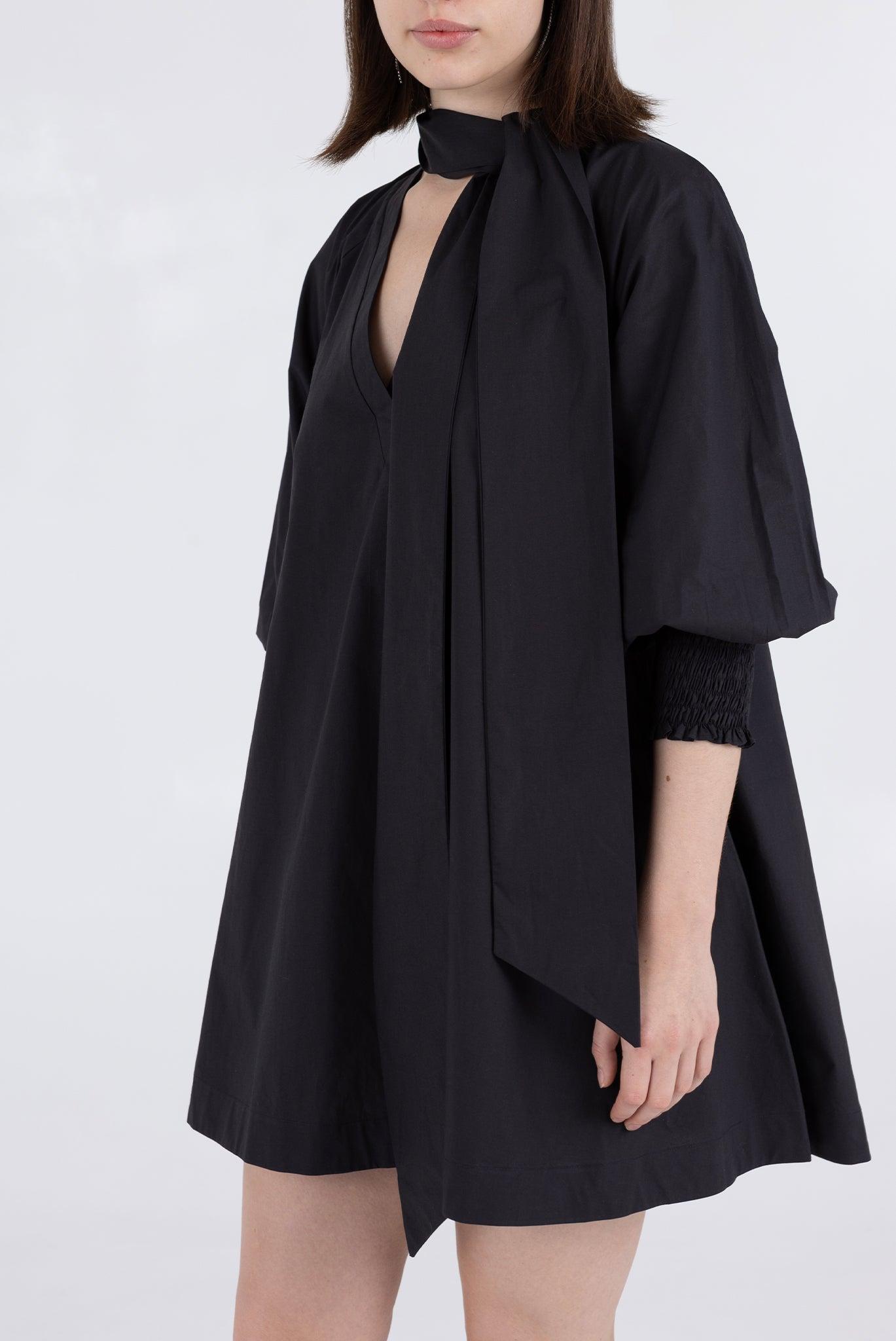 Vee Dress - Licorice Product Image