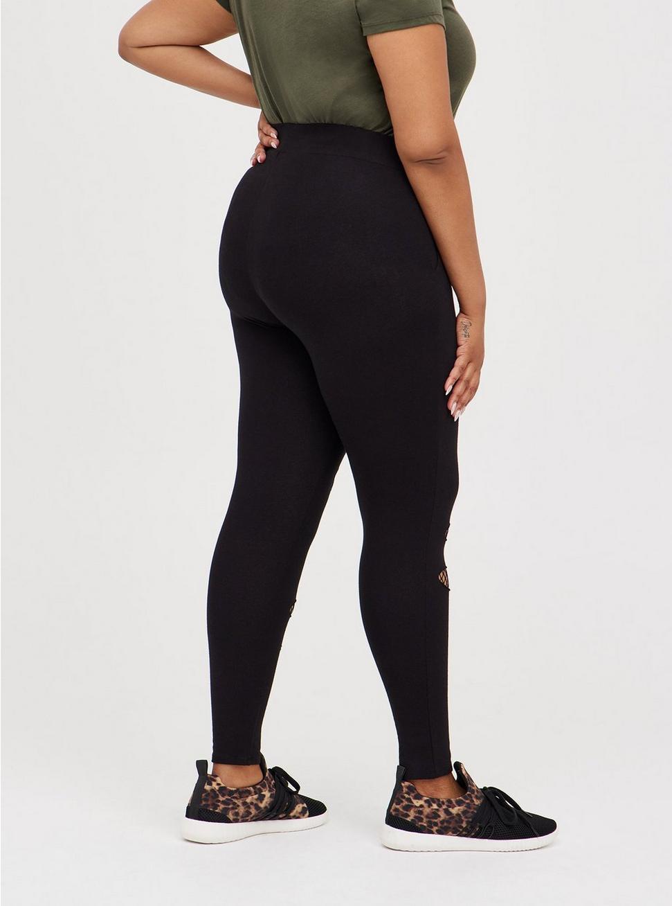 Full-Length Mesh Slit Pocket Legging Product Image