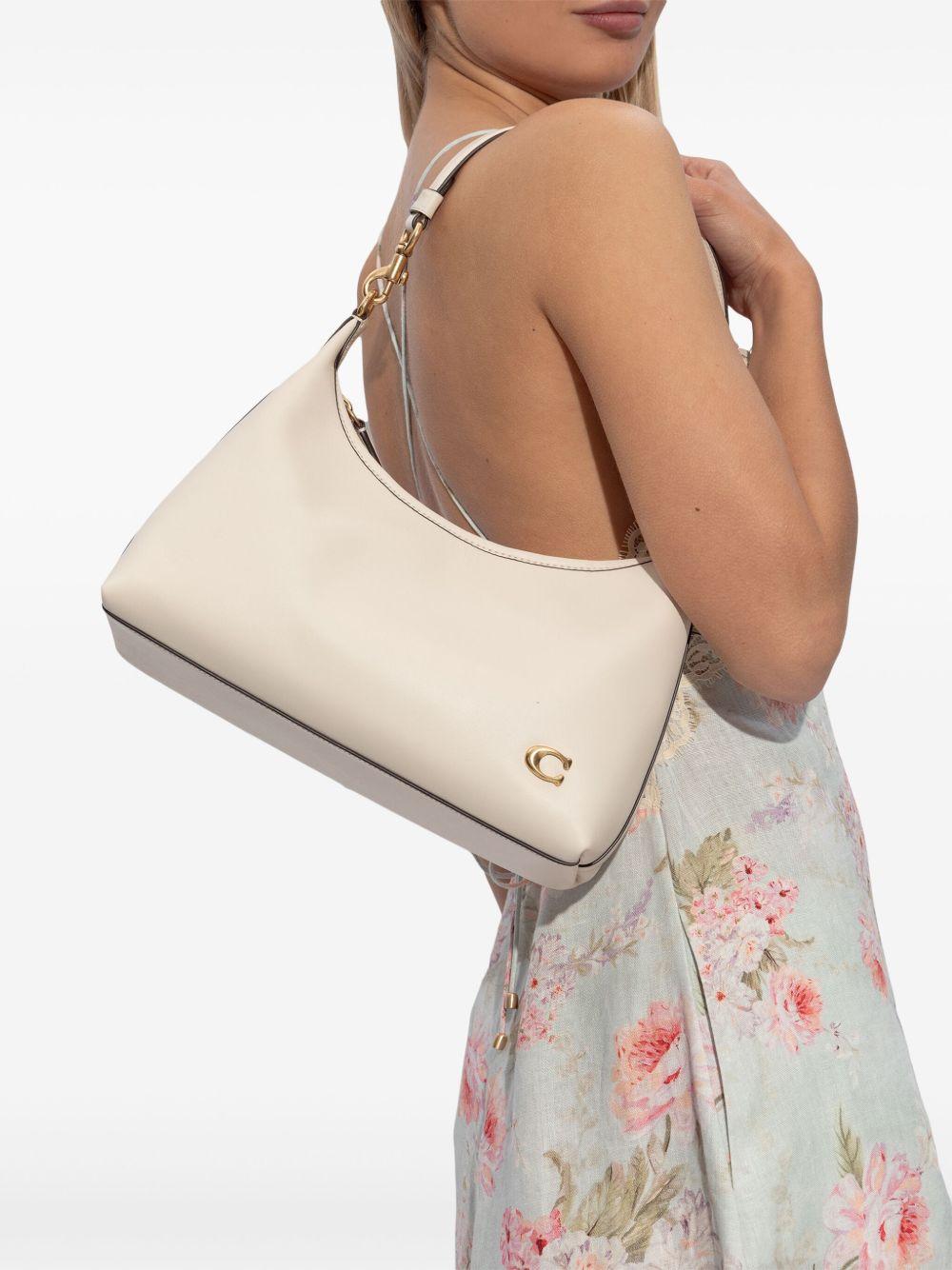 Juliet appliqué-logo shoulder bag Product Image