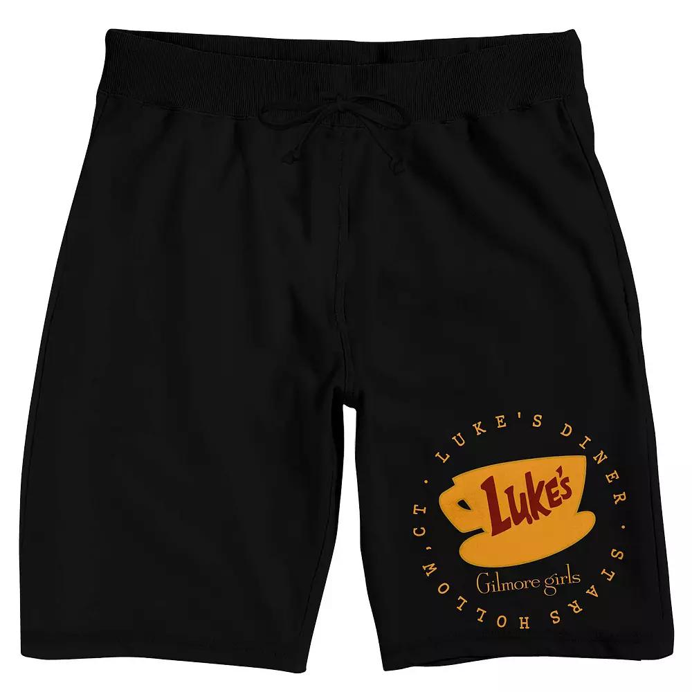 Men's Gilmore Girls Luke's Pajama Shorts,  Product Image