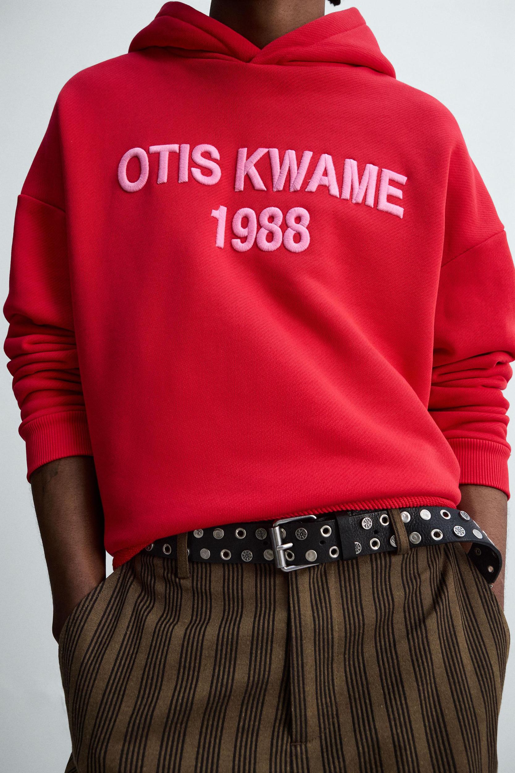 EMBROIDERED HOODIE SWEATSHIRT © OTIS KWAME KYE QUAICOE Product Image