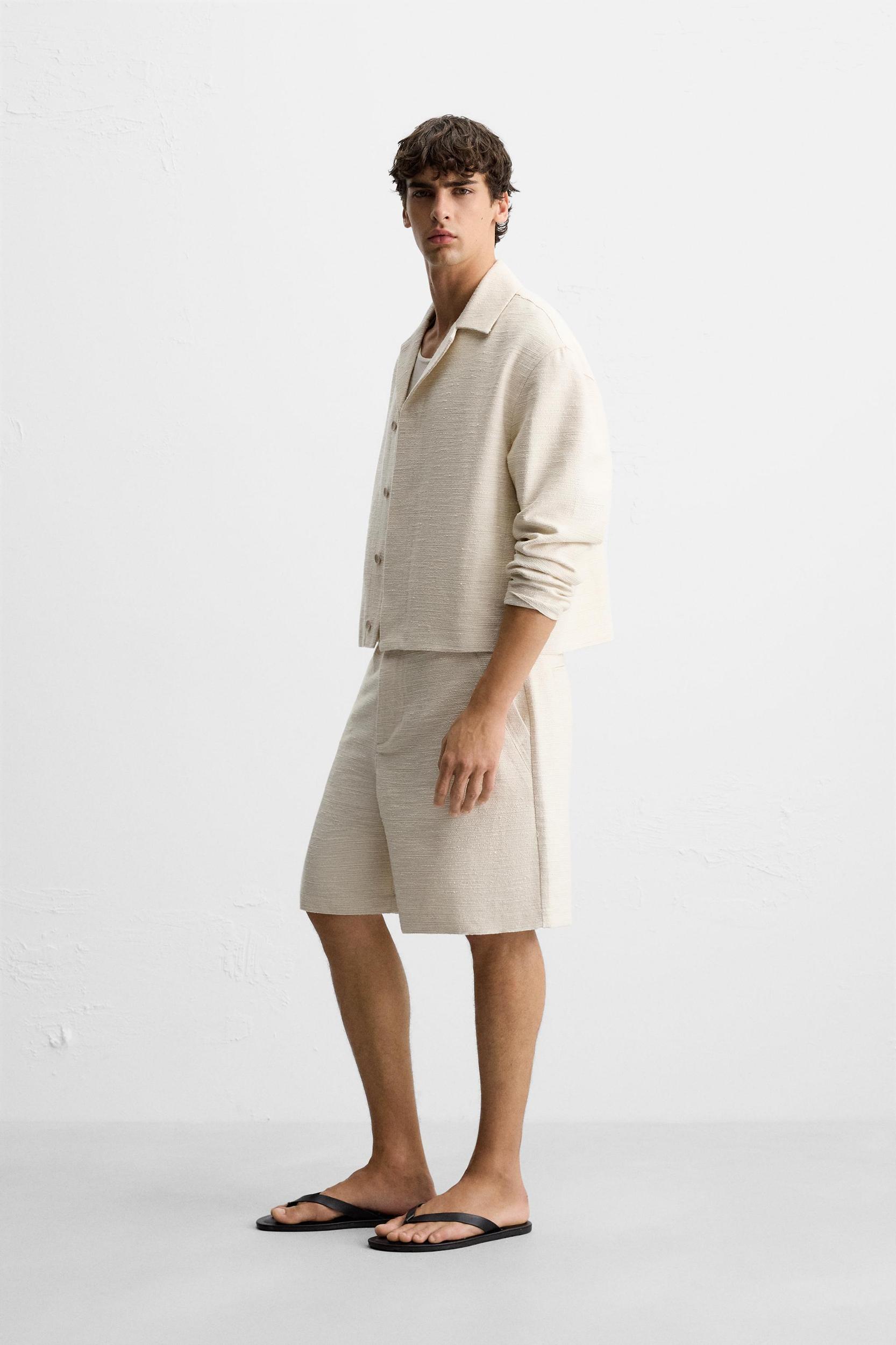 TEXTURED OVERSHIRT Product Image