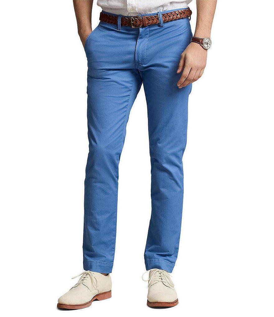 Polo Ralph Lauren Slim Fit Solid Stretch Chino Pants Product Image