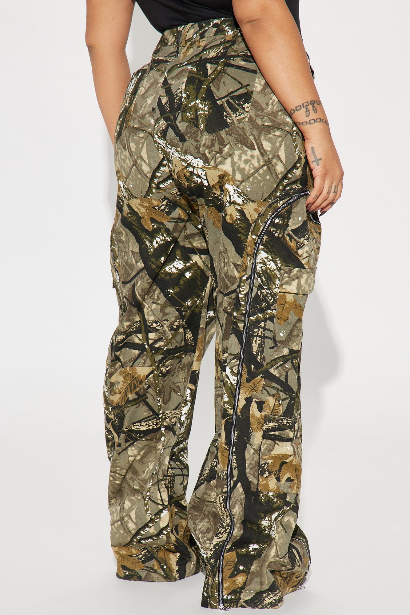 Had You Fooled Tree Camo Pant - Olive/combo Product Image