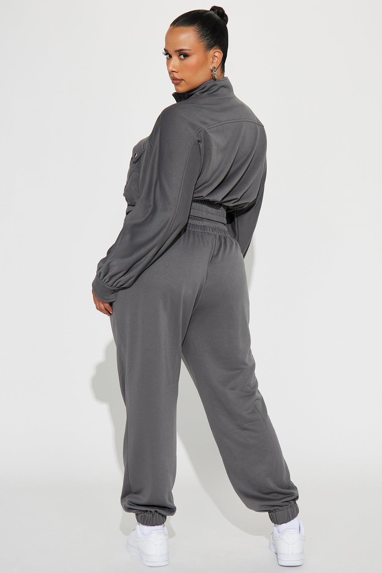 Laid Back Jogger Set - Charcoal Product Image