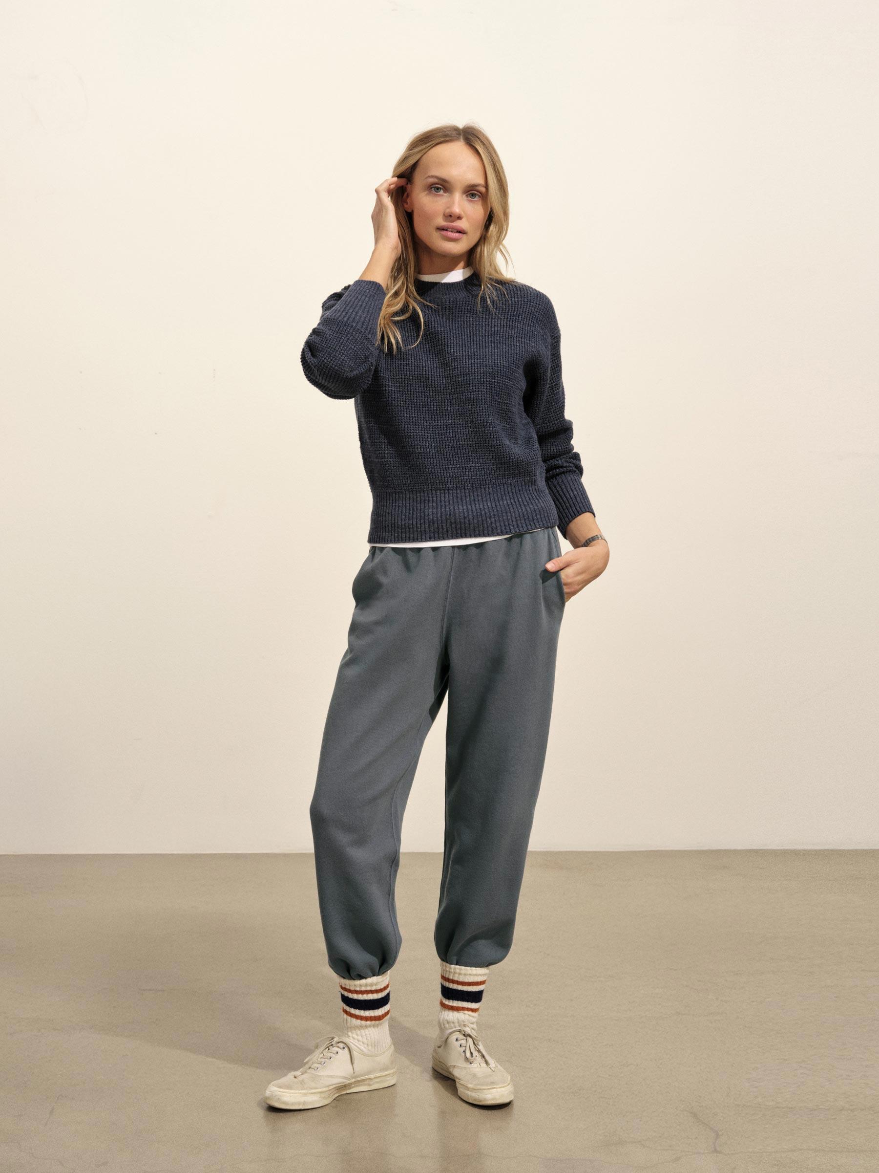 Blue Fog Venice Wash Vintage Interloop Sweatpant Product Image