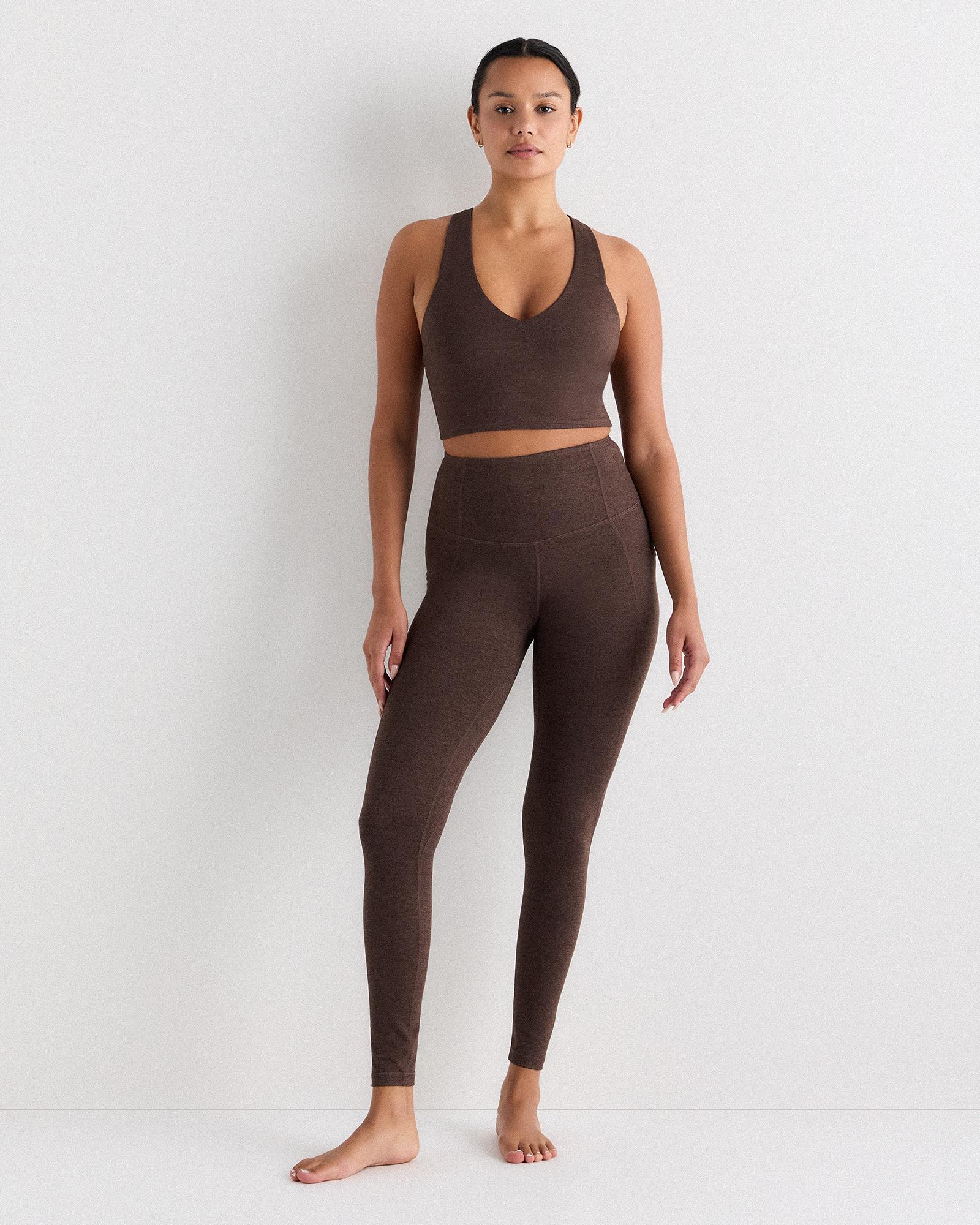 Quince | Women's Ultra-Soft V-Neck Cropped Tank Top Recycled Polyester Product Image