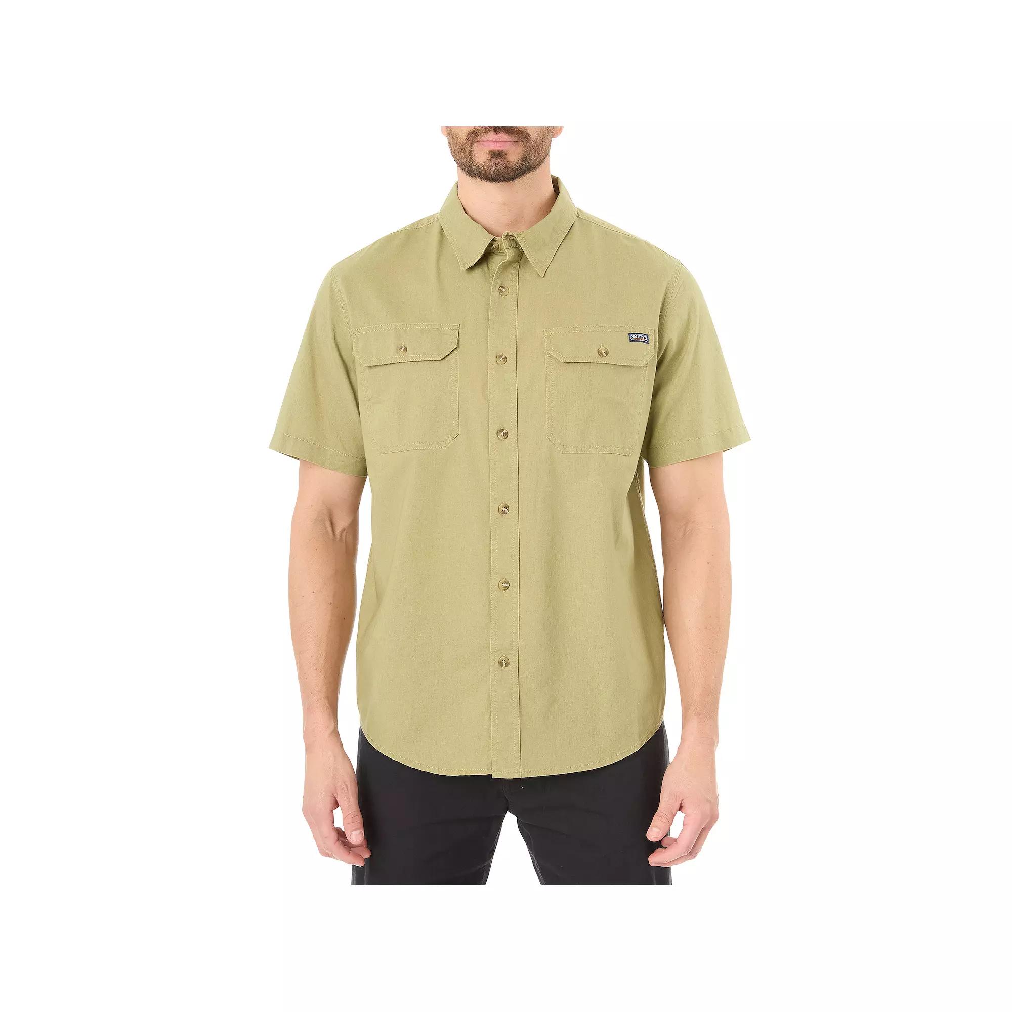 Mens Smith's Workwear Sandwashed Work Shirt, Men's,  Product Image