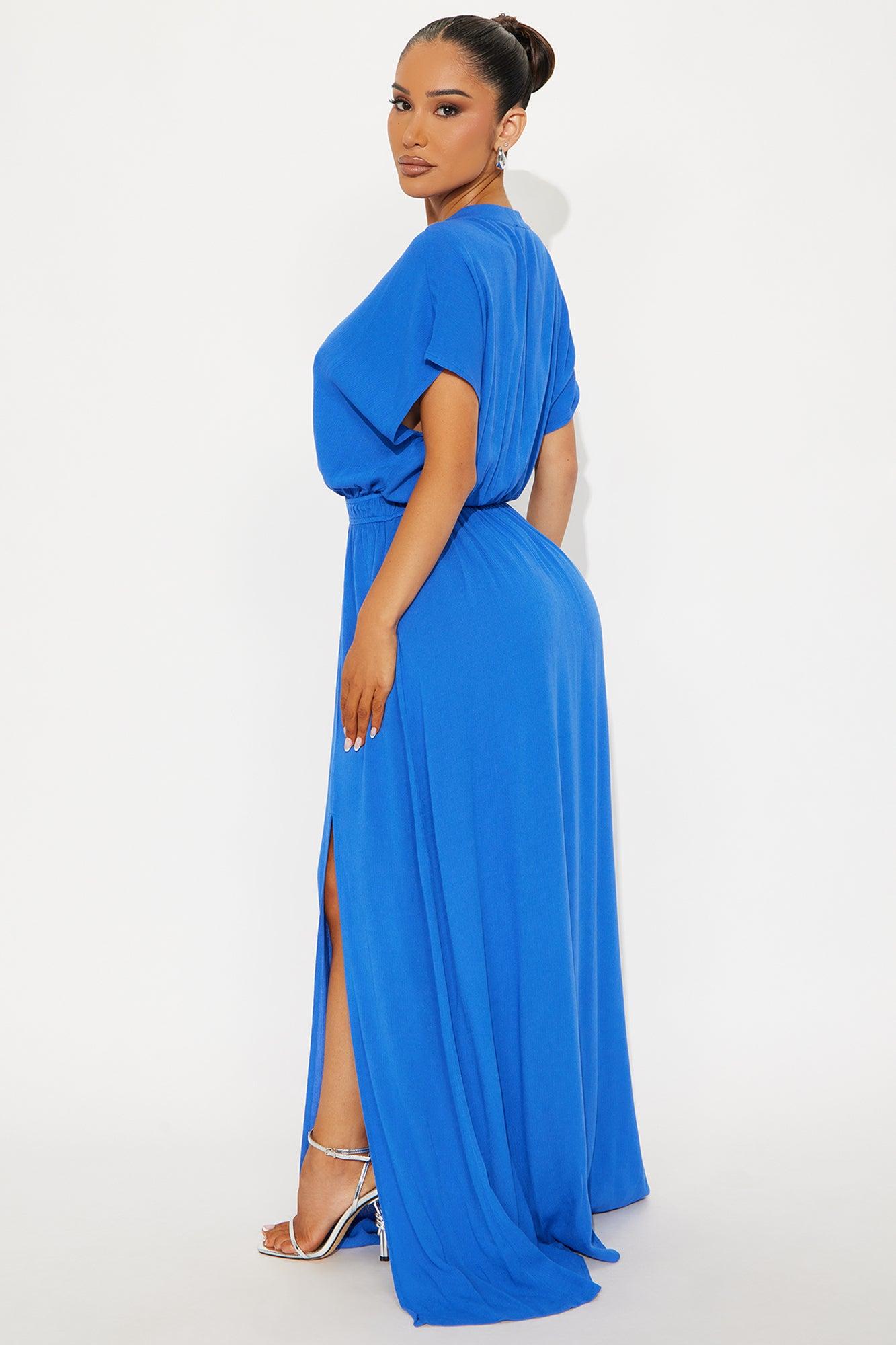Veronica Maxi Dress - Royal Female Product Image