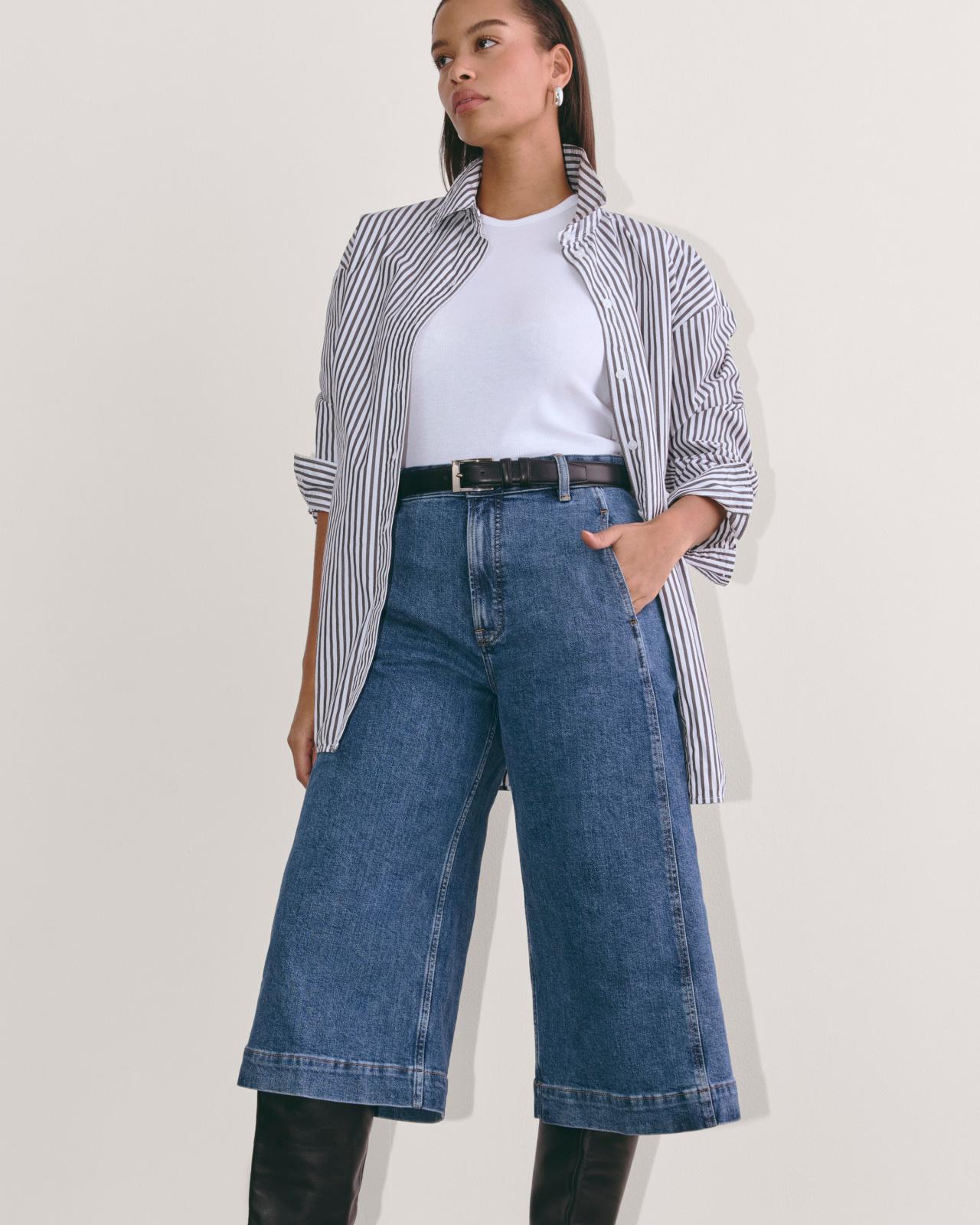 The Denim Culotte Product Image