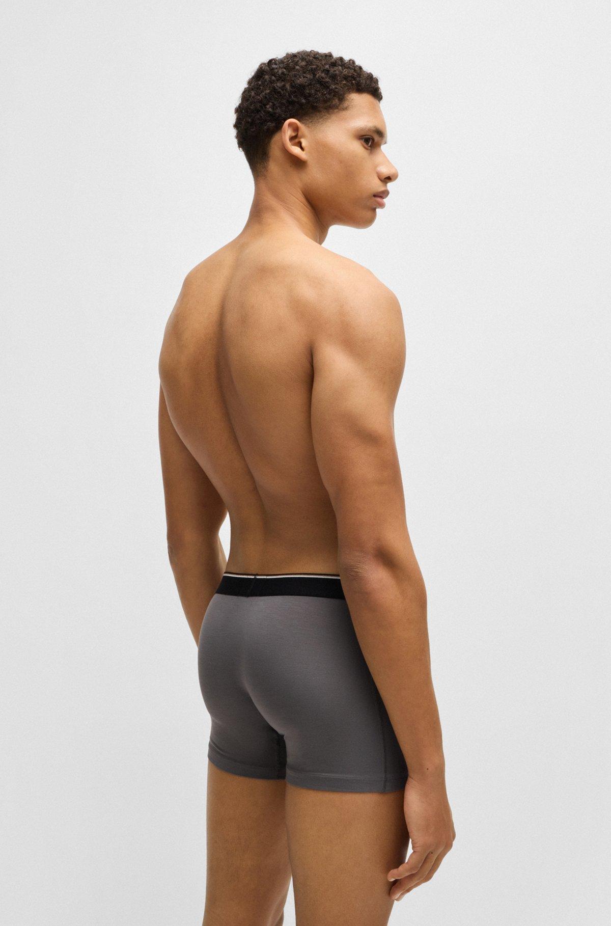 Three-pack of boxer briefs in a bamboo blend Product Image