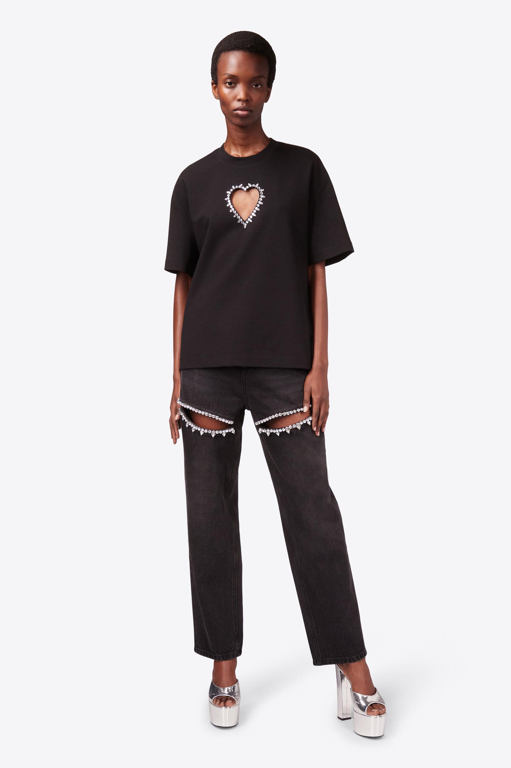 Crystal Slit Jean Product Image