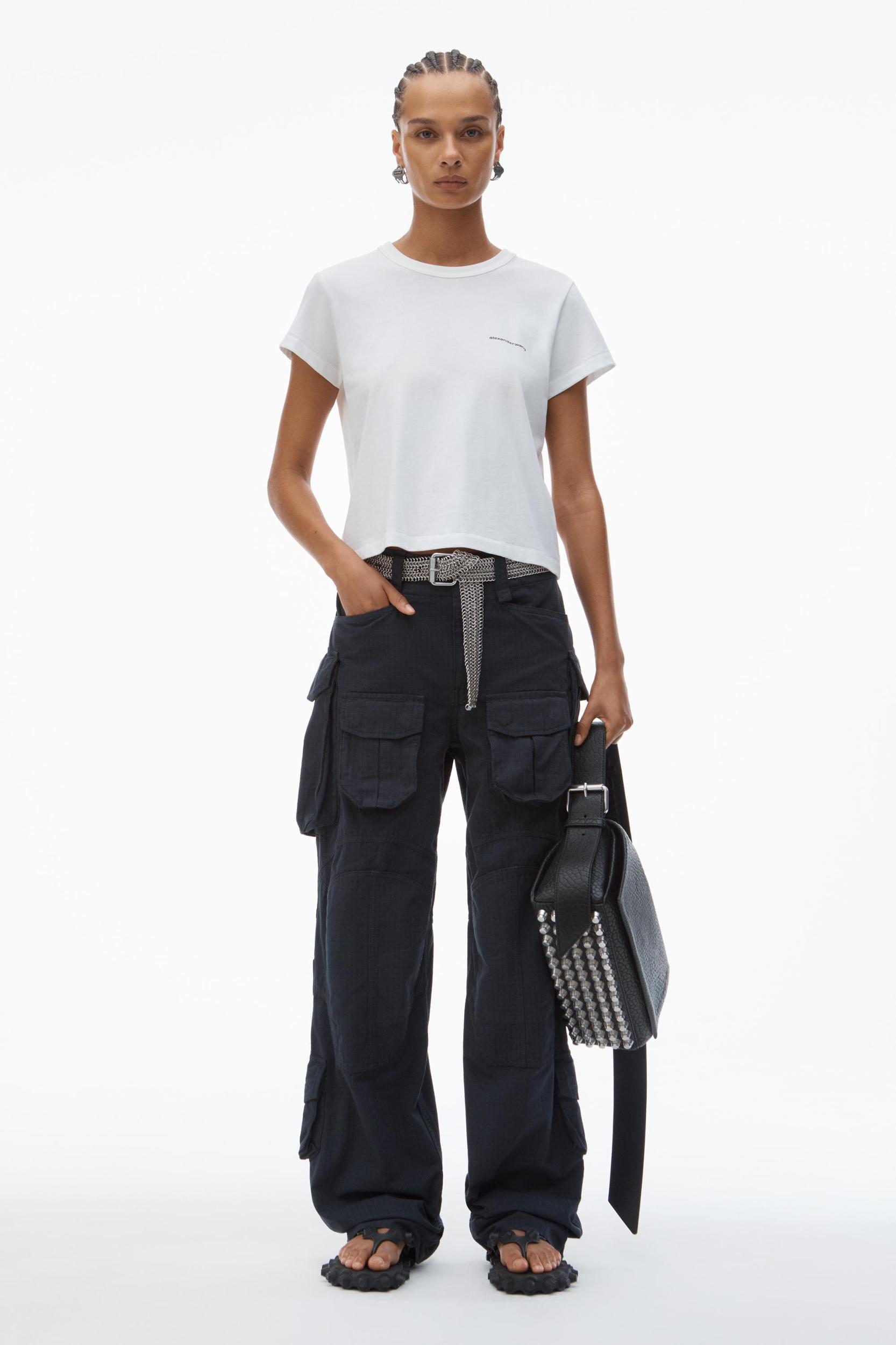 Logo-print Shrunken Jersey Tee Product Image