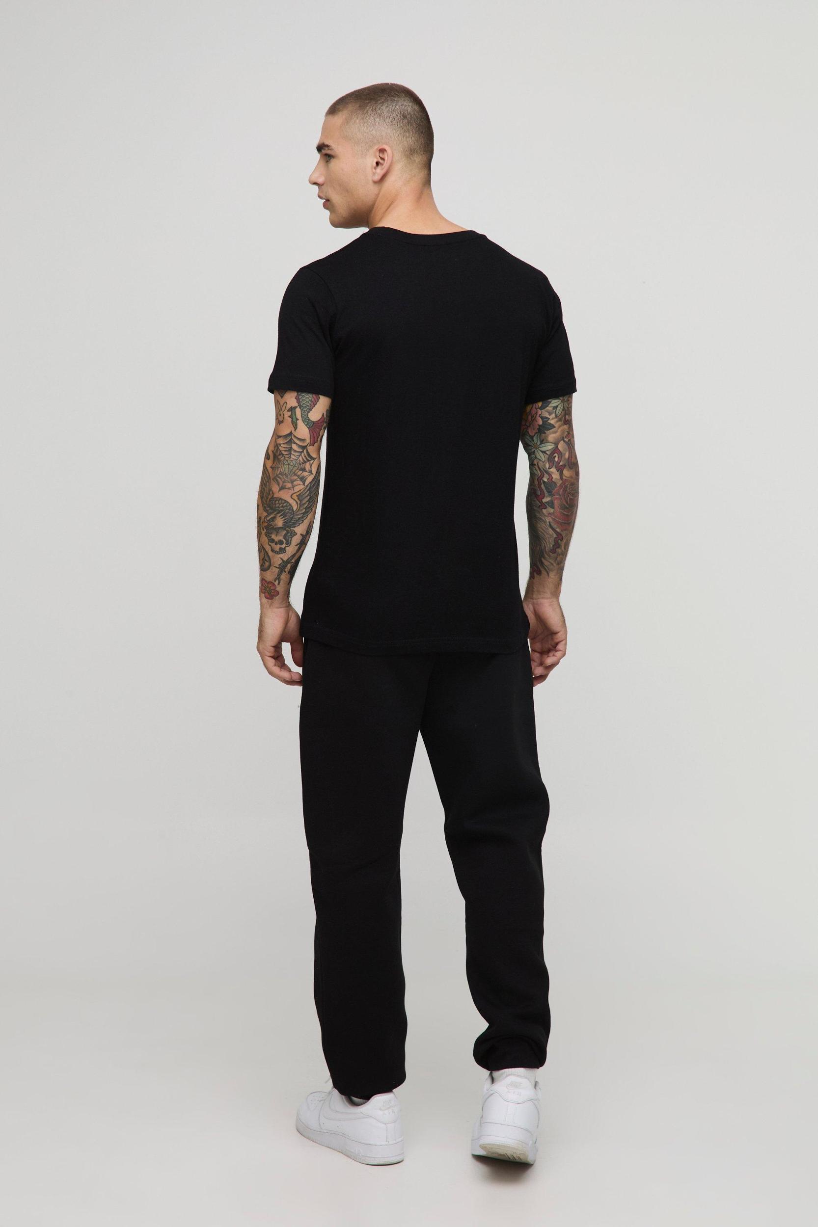 330GSM Regular Fit BM Signature Jogger | boohooMAN USA Product Image