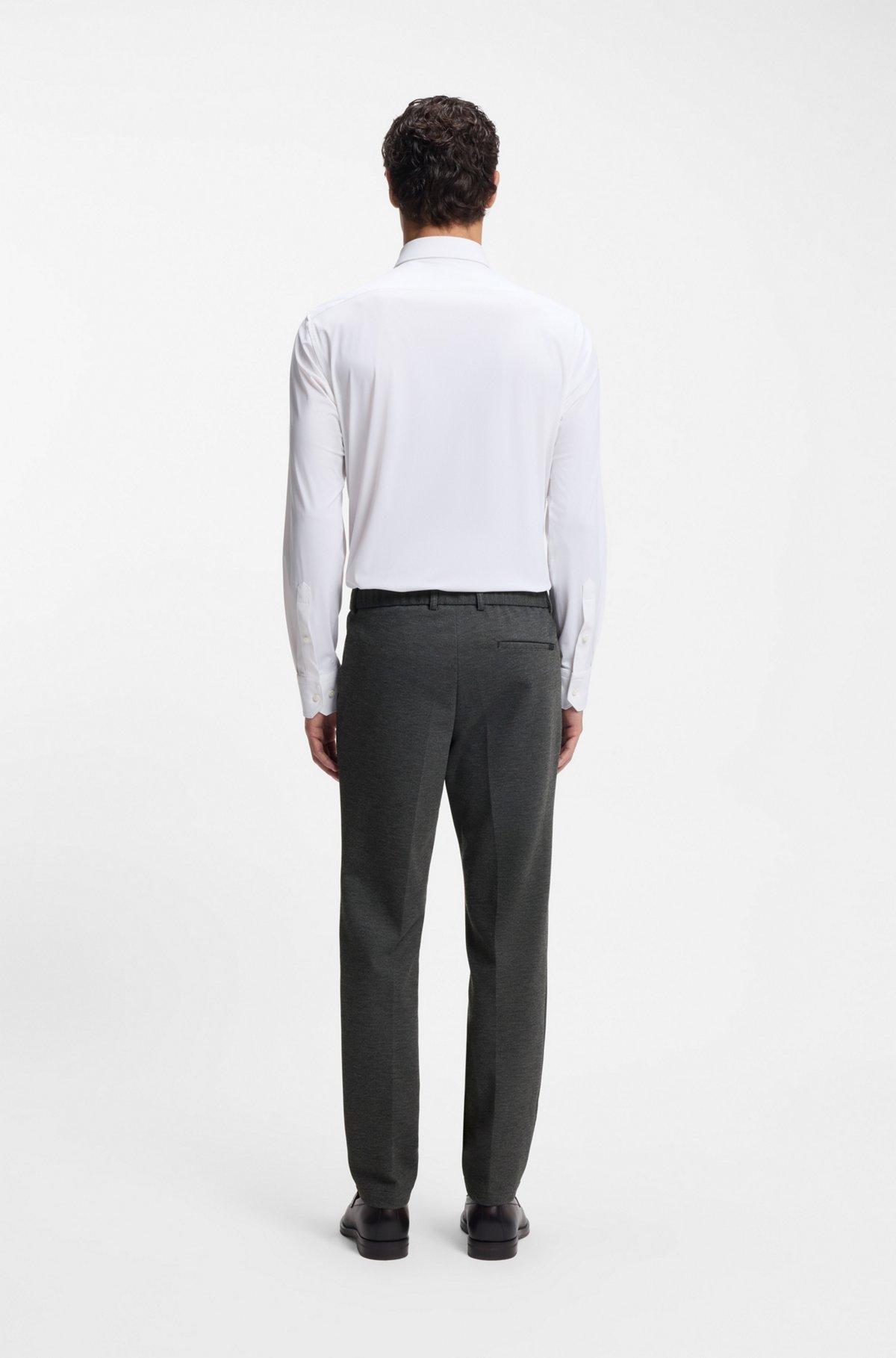Slim-fit trousers in performance-stretch fabric Product Image