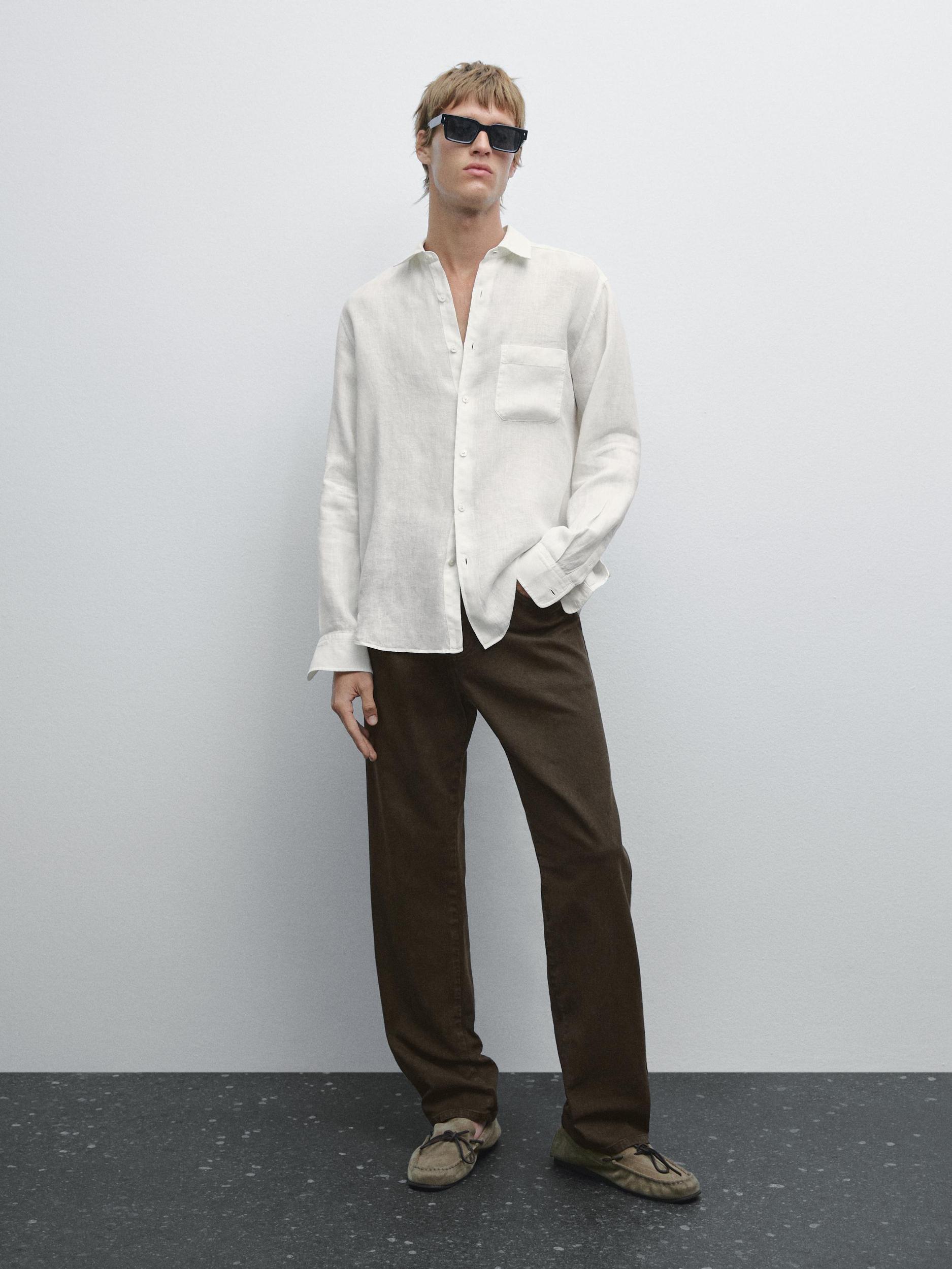 Regular fit shirt with pocket detail Product Image