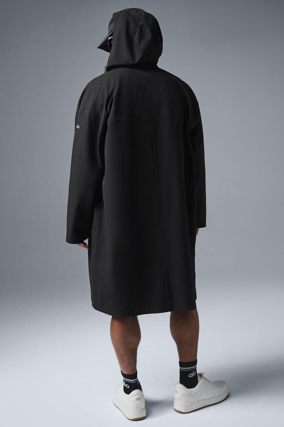 Rain Or Shine Long Coat - Black Product Image