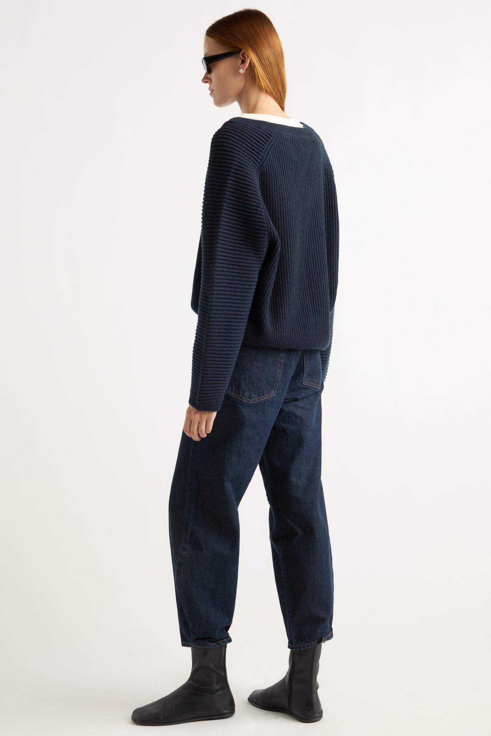 Malala Organic Cotton-Wool Ottoman Sweater Product Image