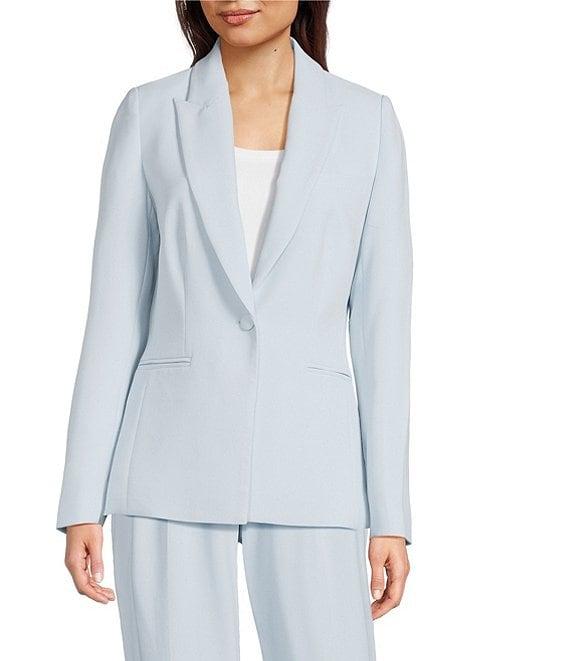 Gibson & Latimer Perfect Fit Woven Notch Lapel Long Sleeve Coordinating Suiting Blazer Product Image