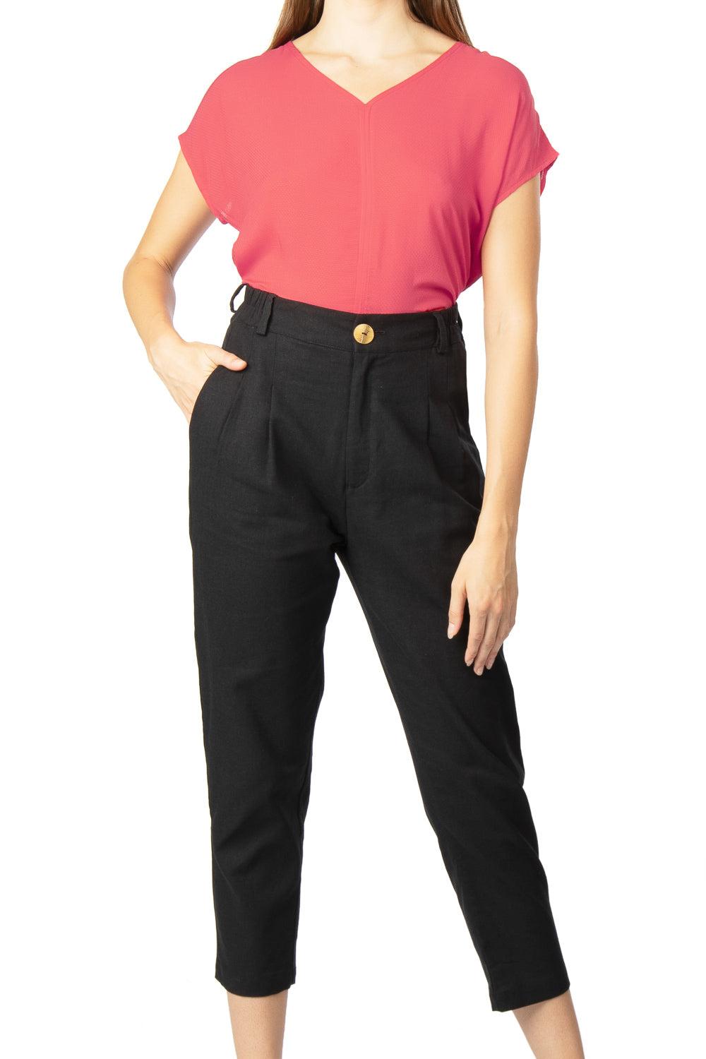 Dolman Top in Electric Coral Product Image