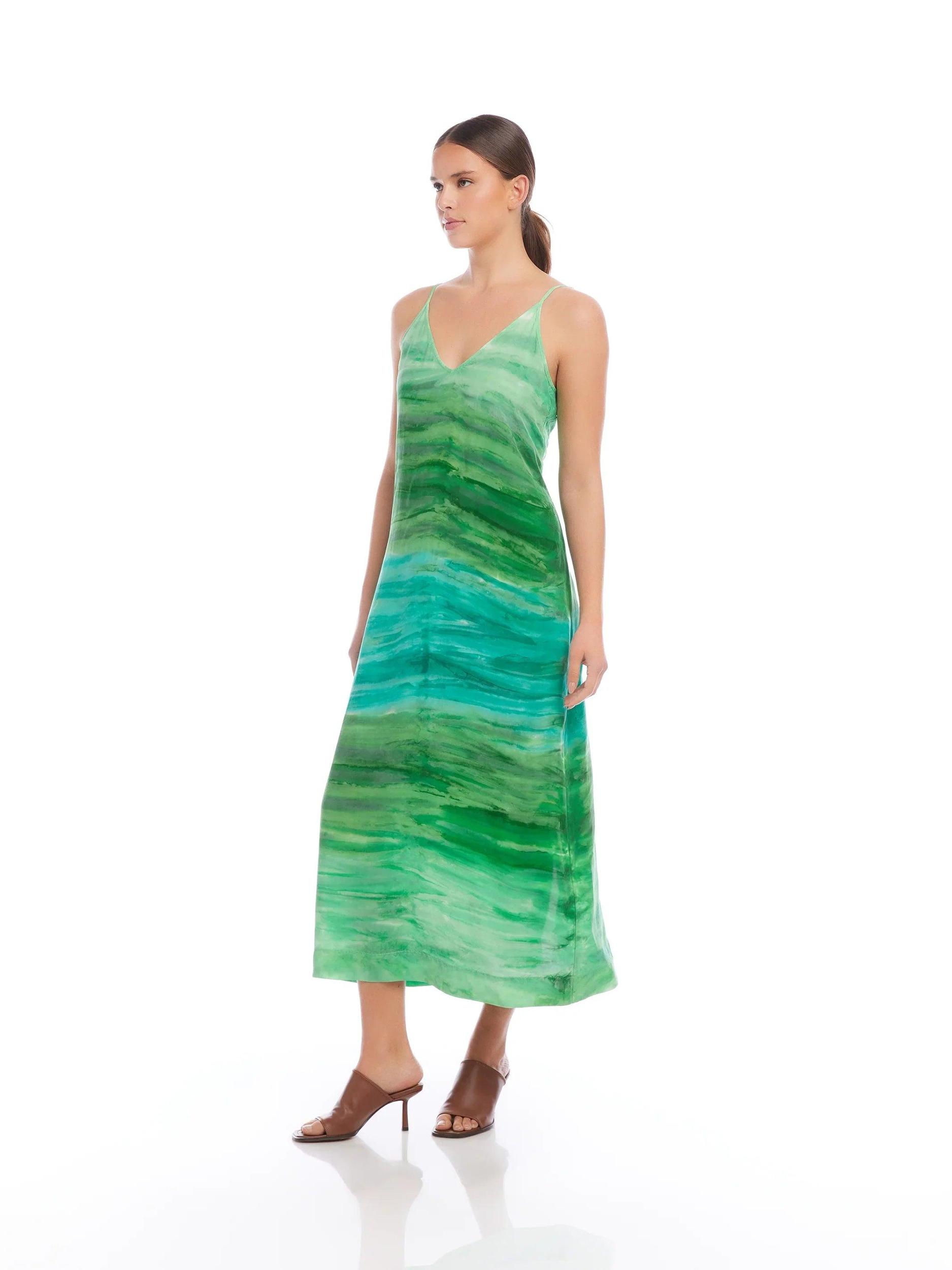 Jade Maxi Dress in Tie-Dye Product Image