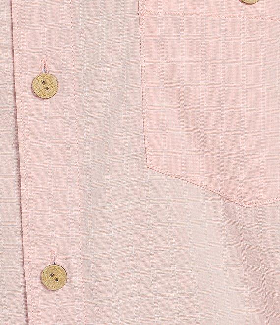 Tommy Bahama IslandZone Coconut Point Costa Check Short Sleeve Woven Shirt Product Image