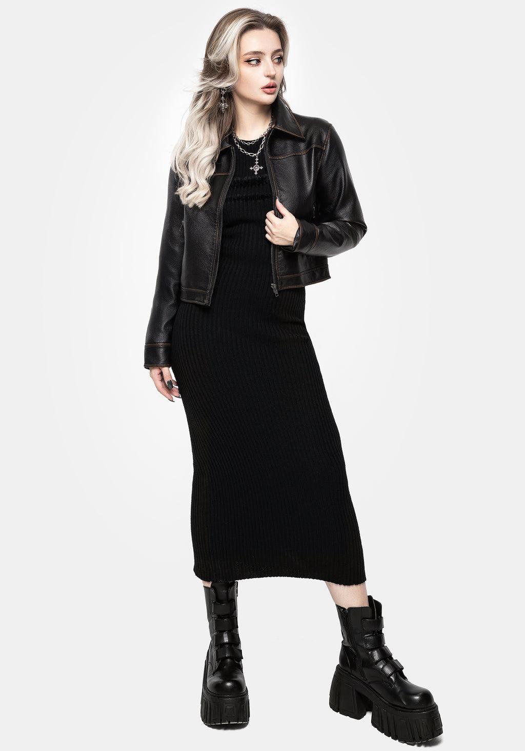 Typhon Stripe Knit Maxi Dress Product Image