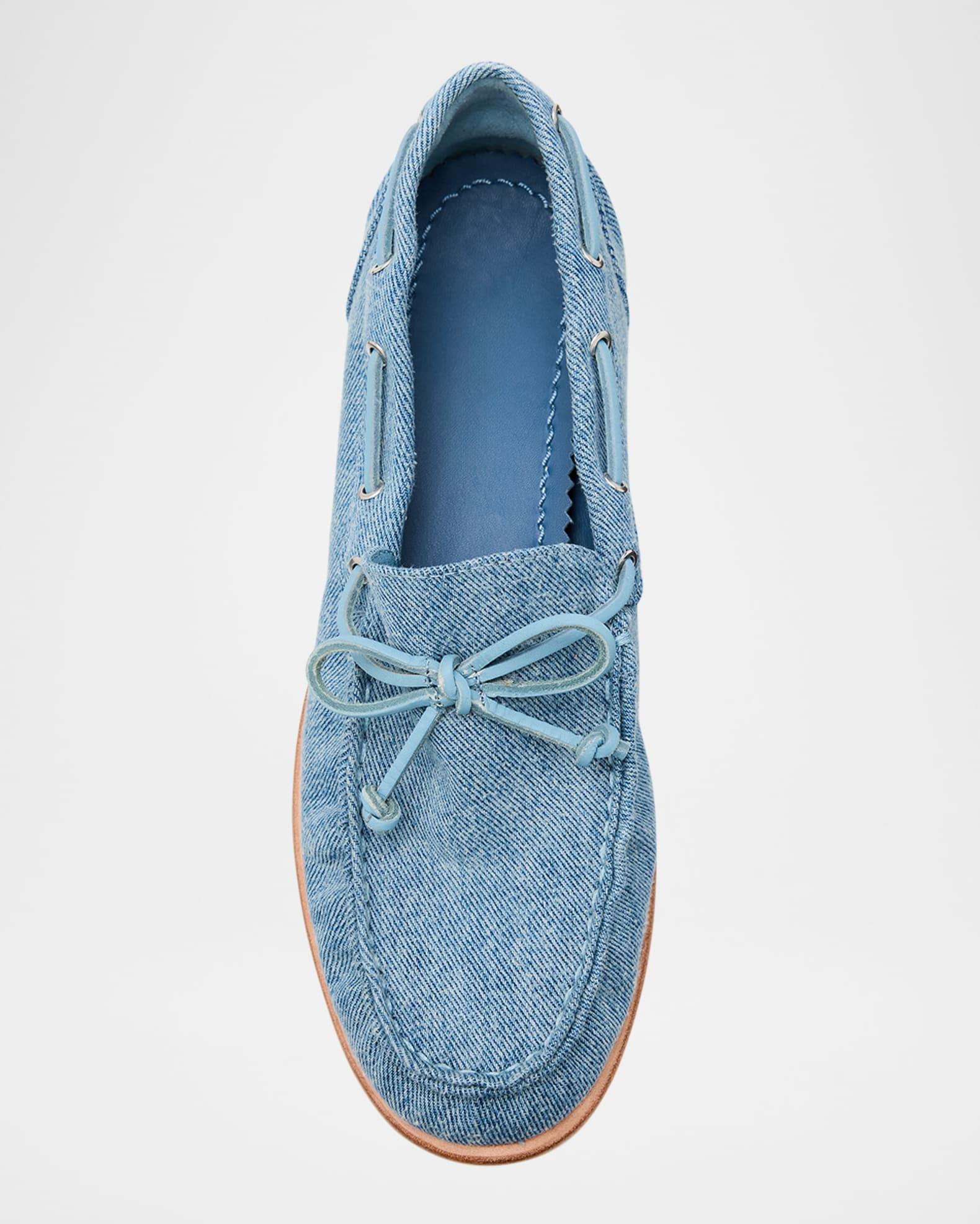 Carter Denim Boat Loafers Product Image