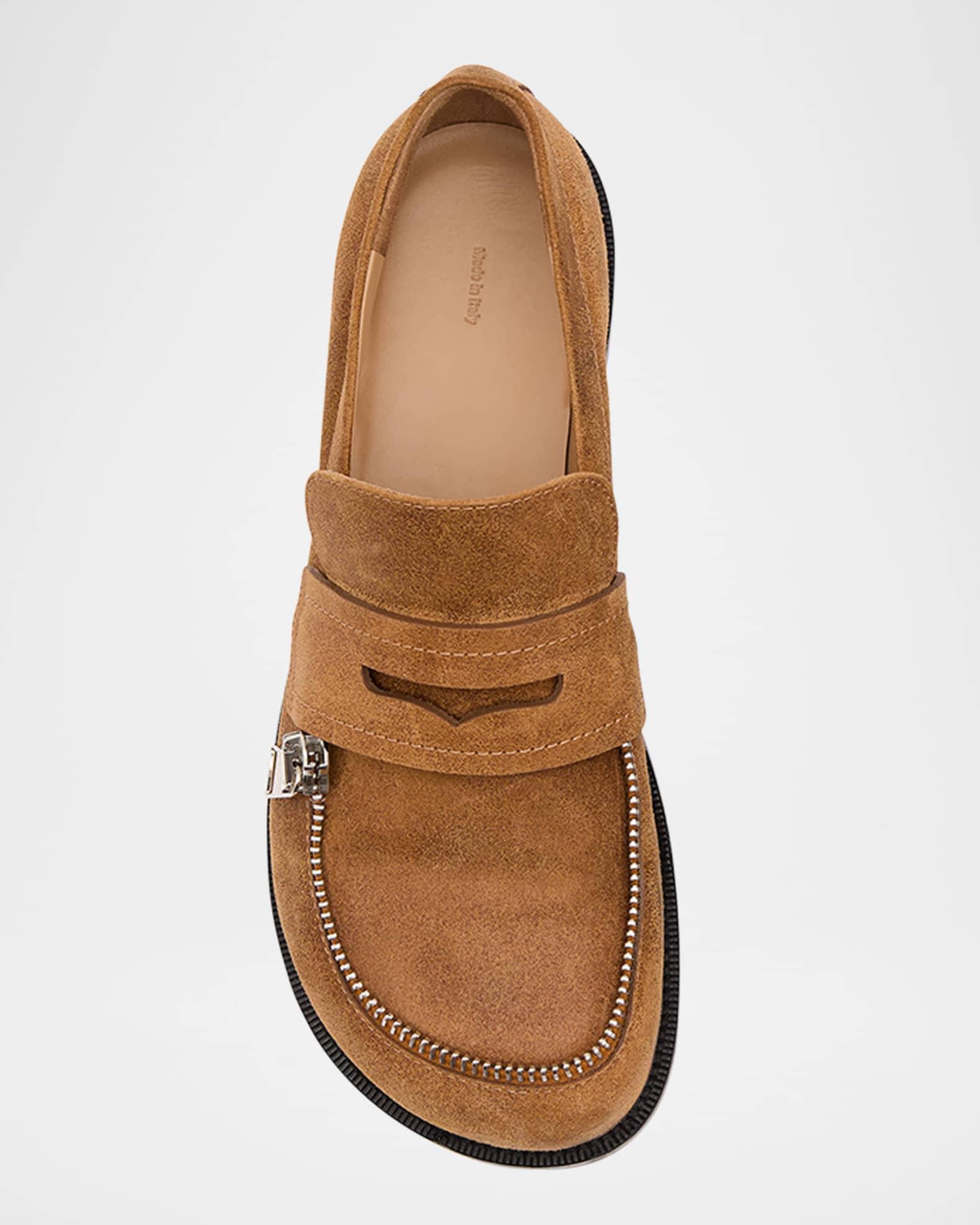 Suede Biker Penny Loafers Product Image