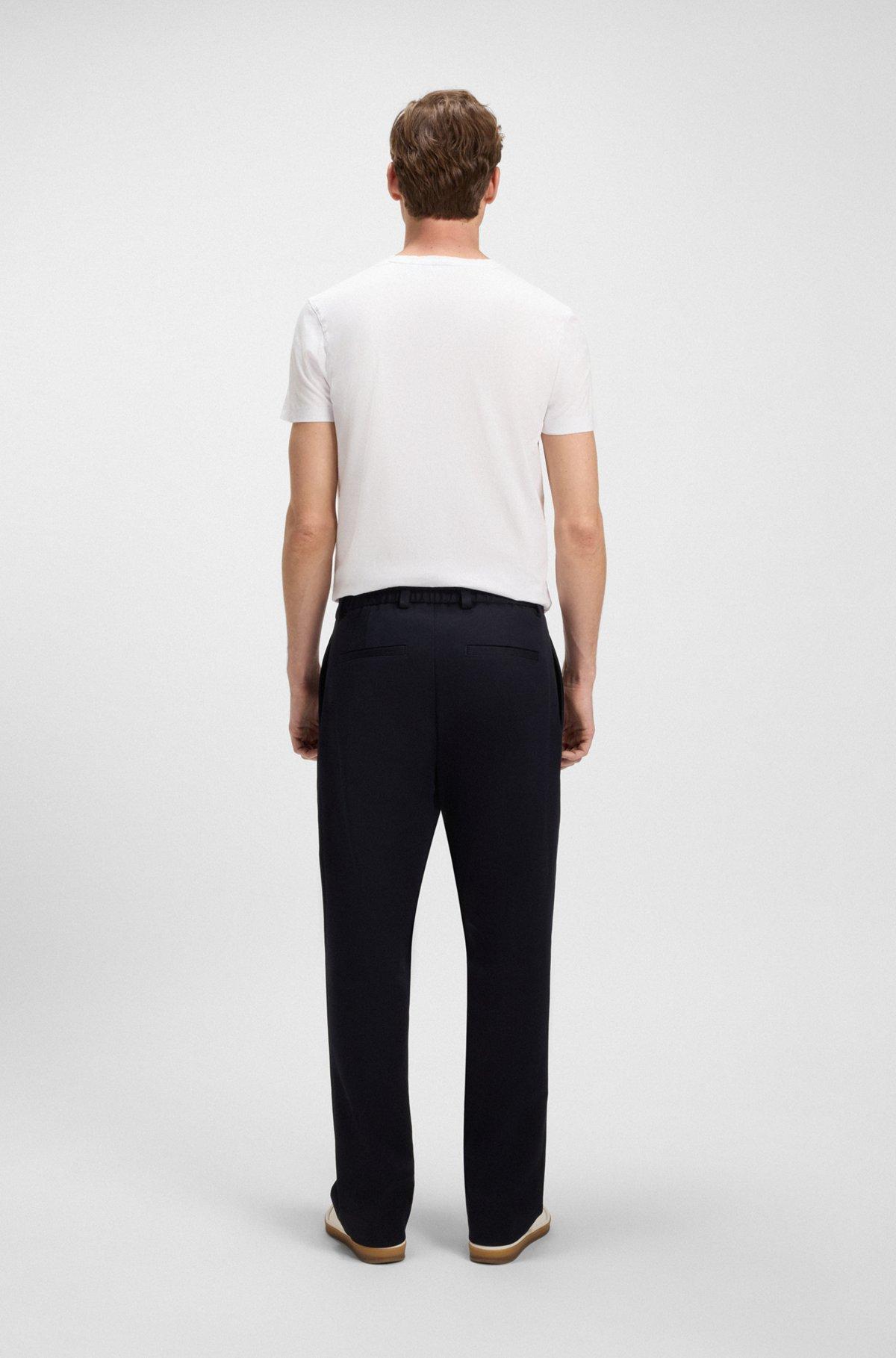 BOSS - BECKHAM x BOSS T-shirt in mercerised cotton - White Product Image