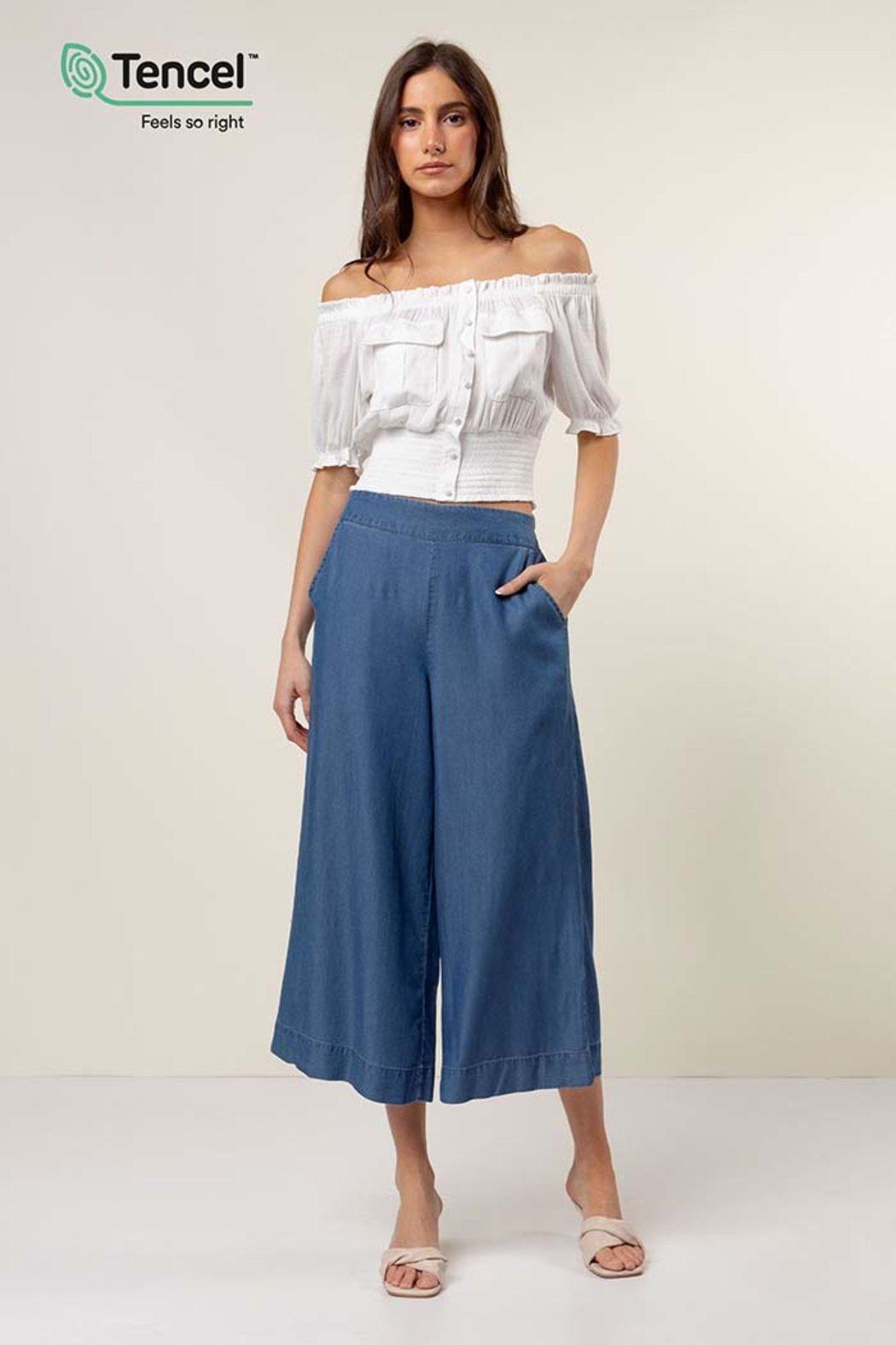 Tencel Culotte Pants Product Image