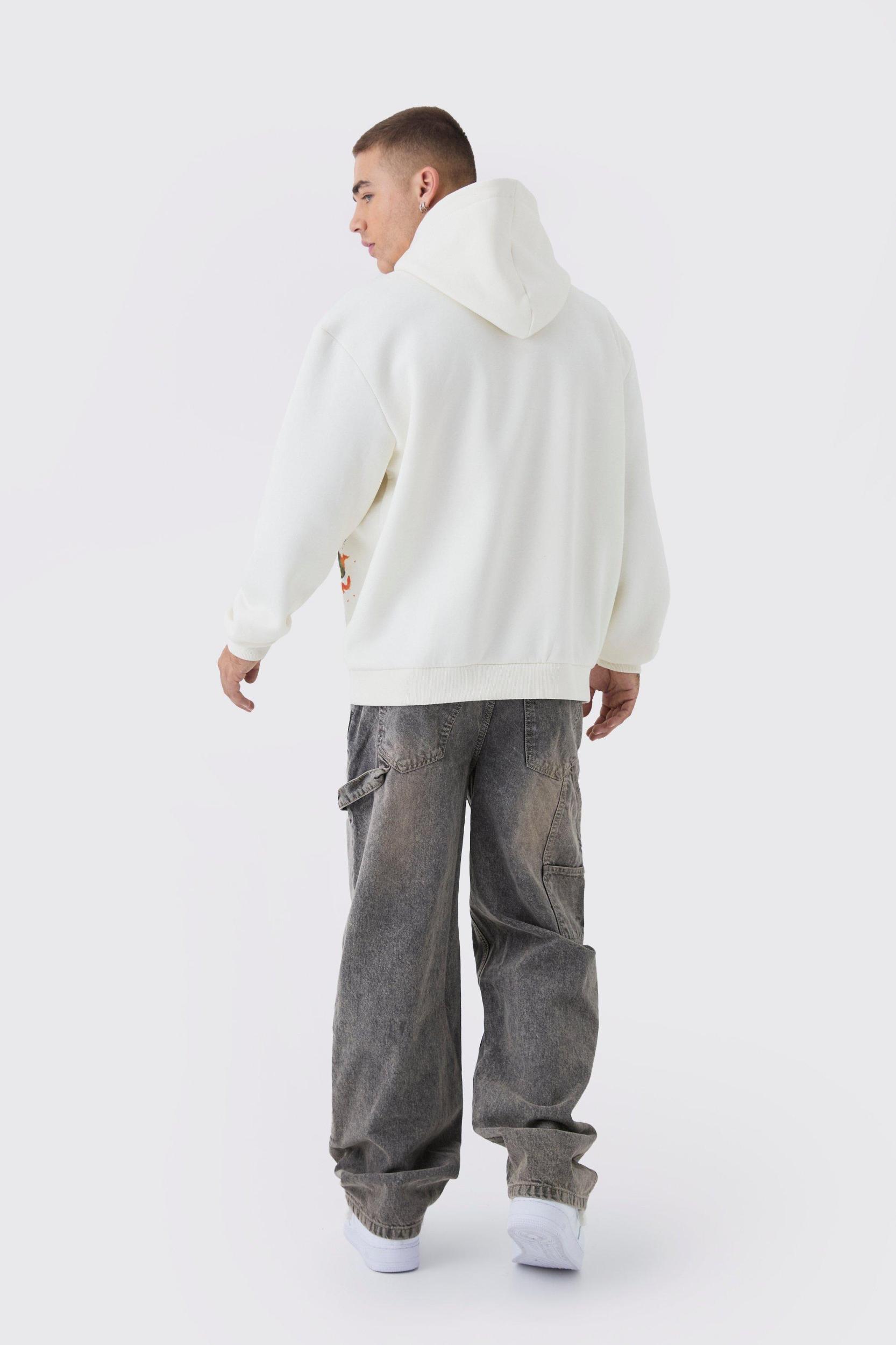 Relaxed Fit Carpenter Jeans | boohooMAN USA Product Image