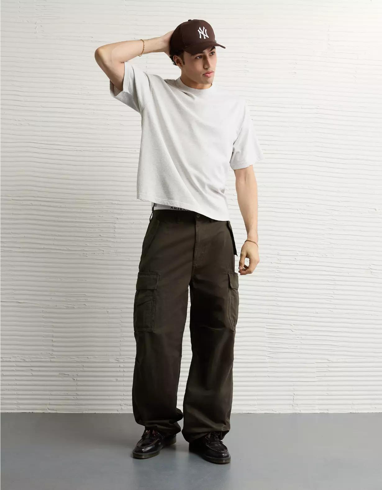 AE Boxy Sueded Jersey T-Shirt Product Image