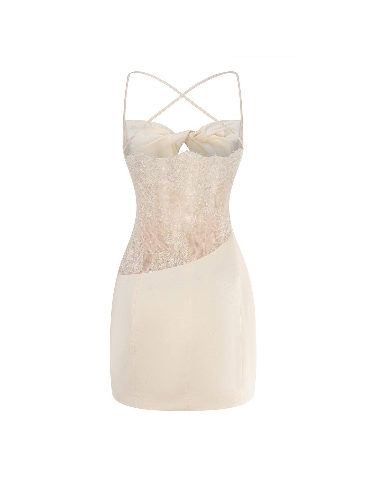 Stacie Dress (Champagne) (Final Sale) Product Image