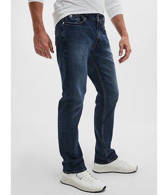 Guess Regular Fit Straight Leg Denim Jeans Product Image