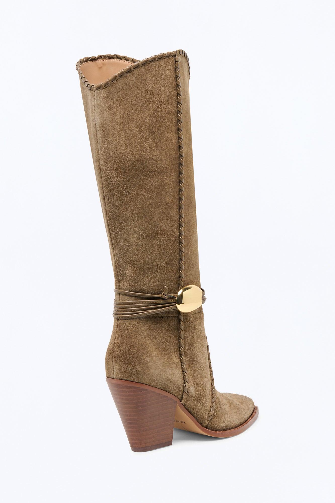 Dolce Vita Jody Suede Boots - Olive Female Product Image