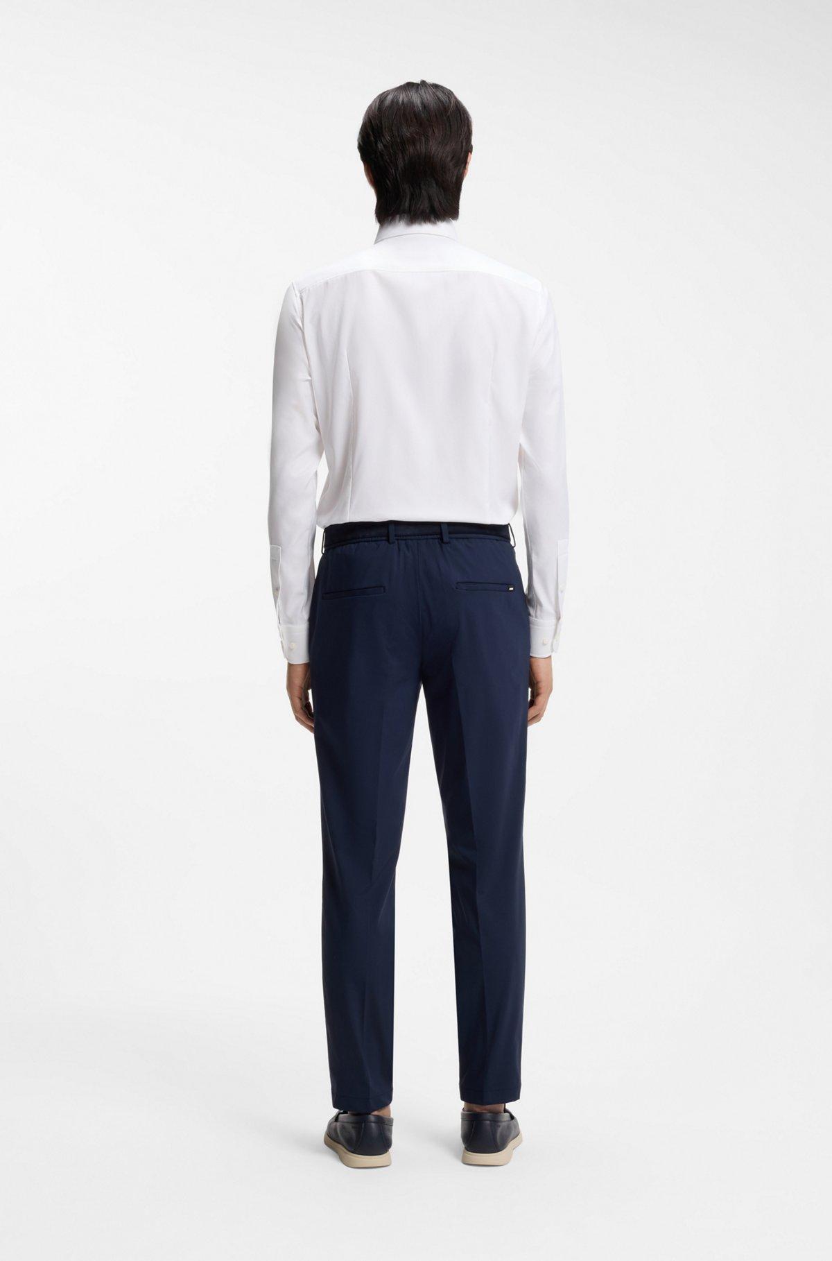 Slim-fit shirt in performance-stretch twill Product Image