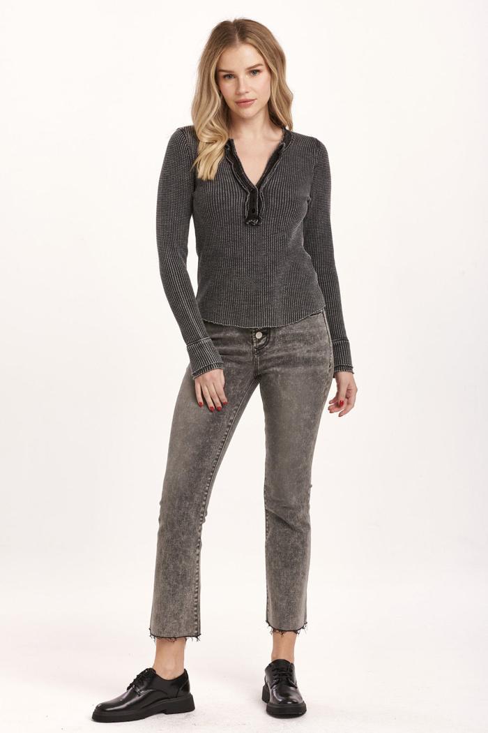 Luna Thermal Henley Top Product Image