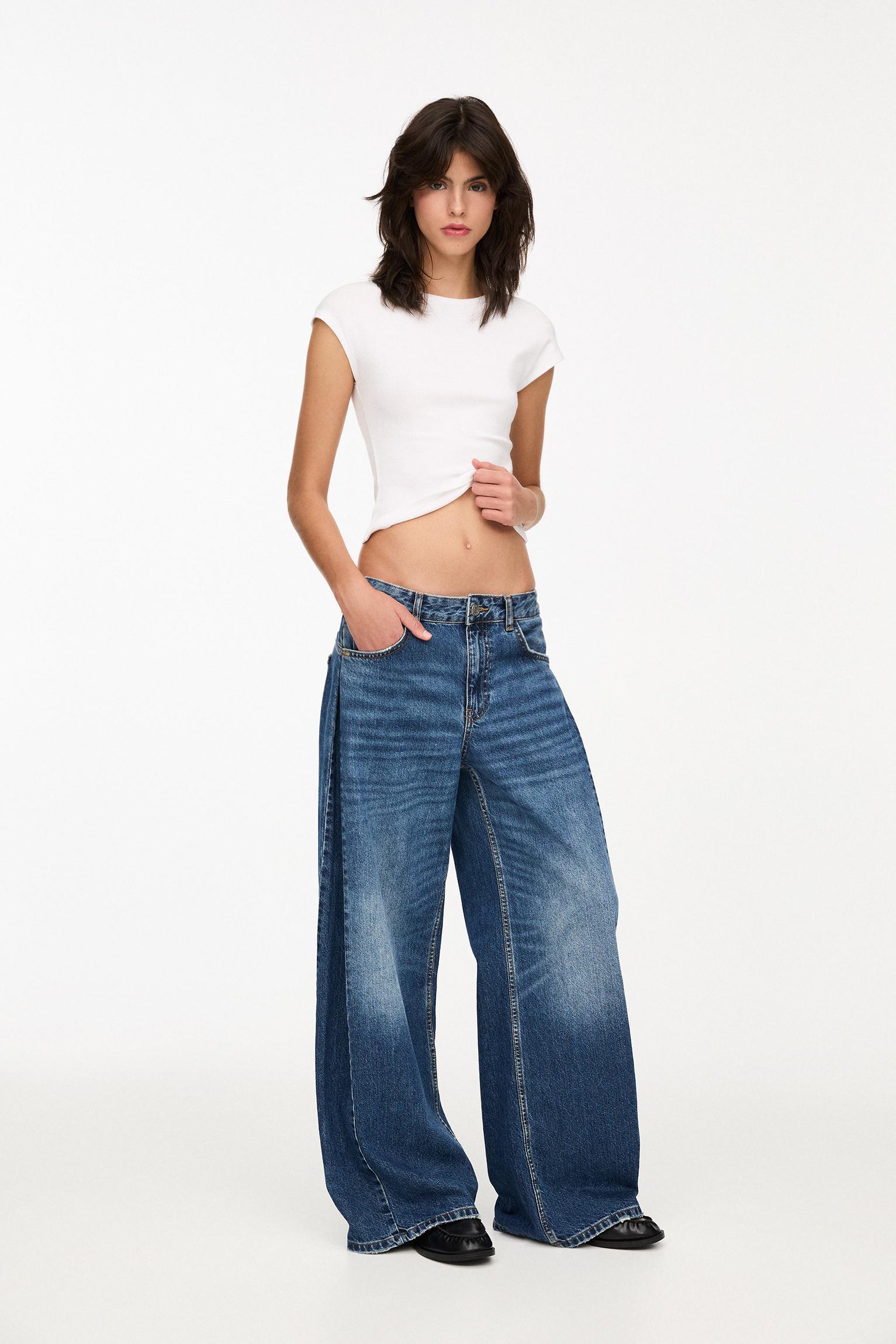 Super wide-leg jeans Product Image