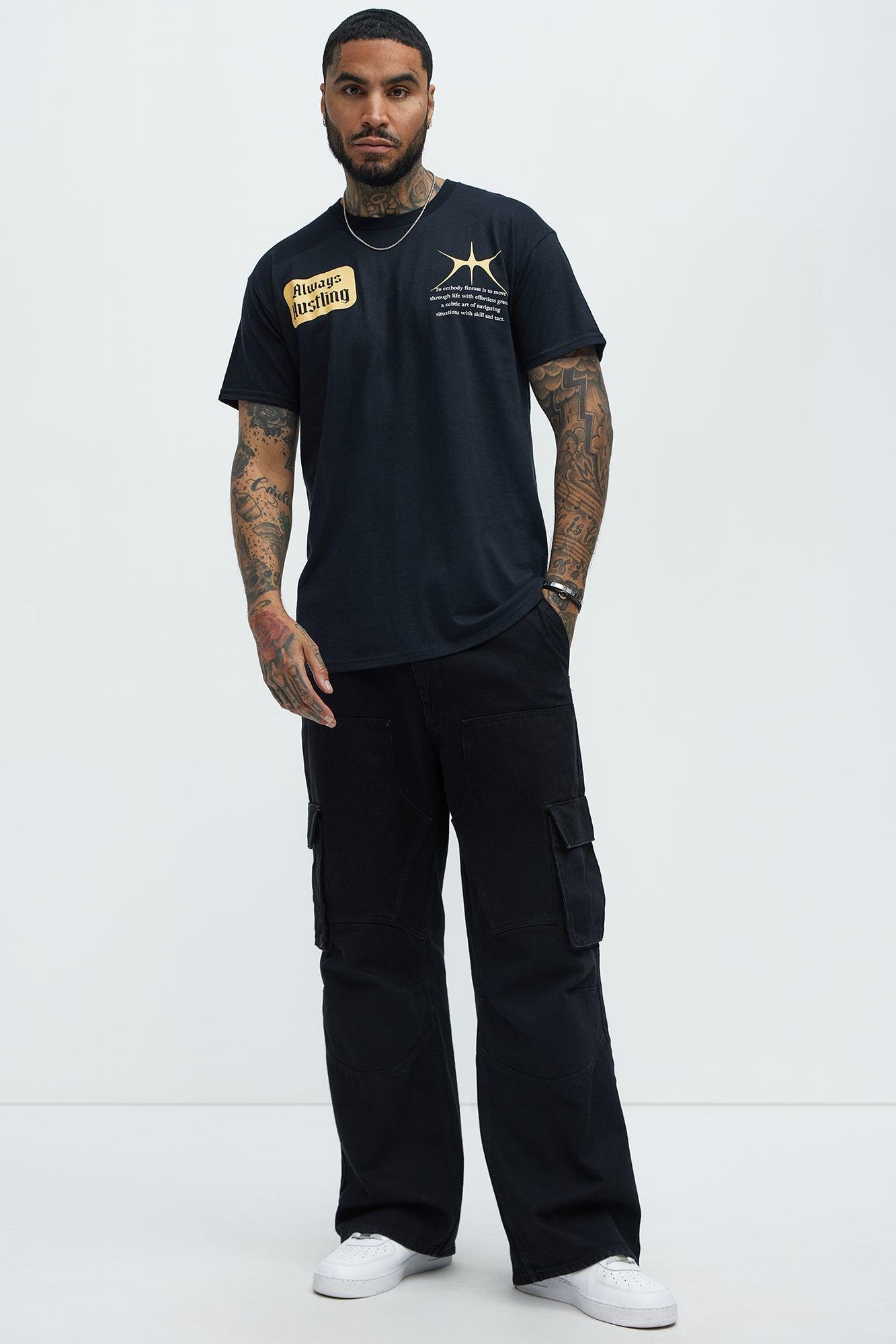 Always Hustling Short Sleeve Tee - Black Product Image