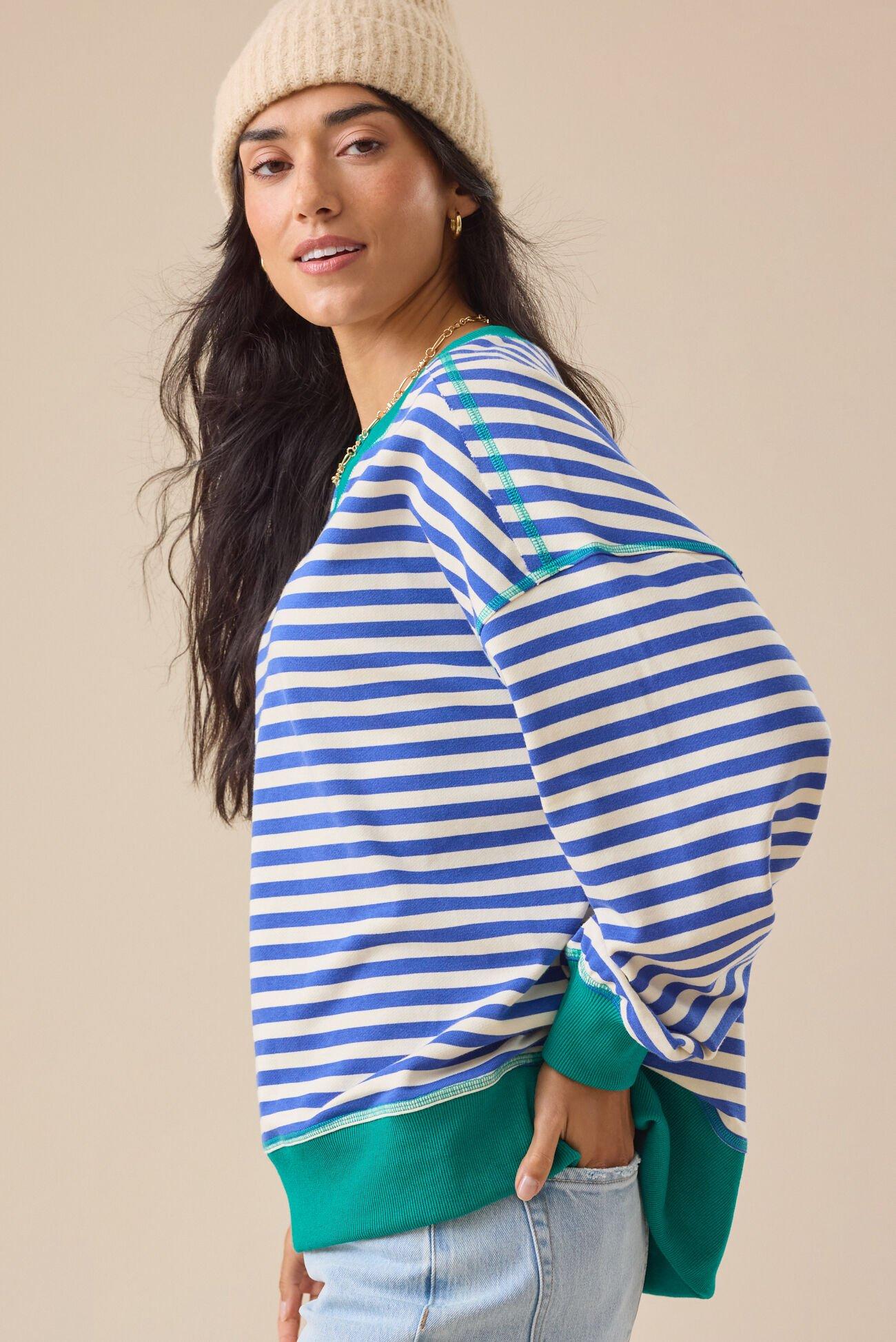 Pace Setter Stripe Crewneck Product Image